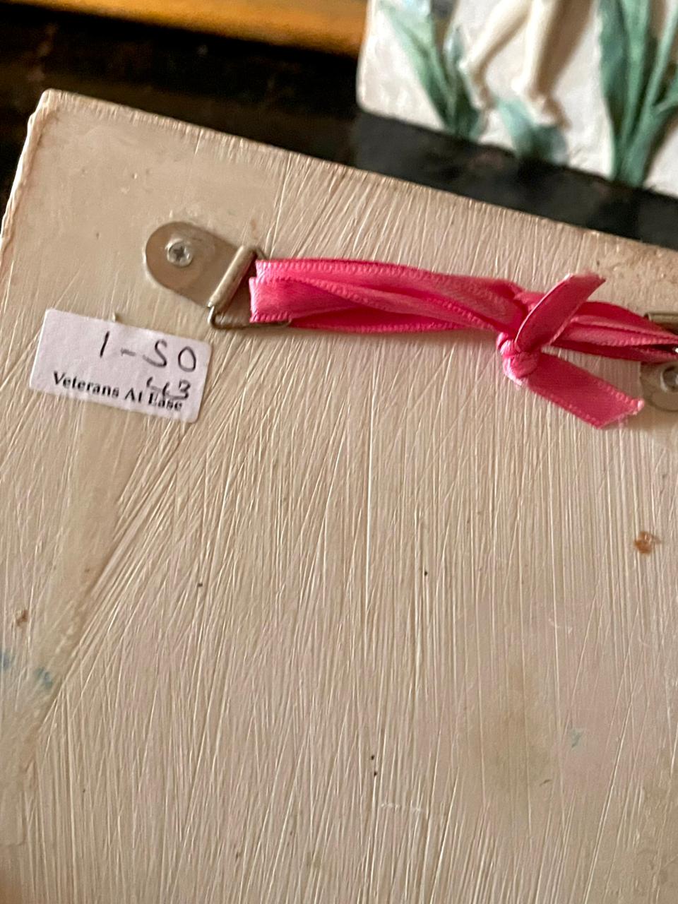 Vintage 3D Fairy Wall Plaques – Handcrafted Floral Relief Art (Set of 2)