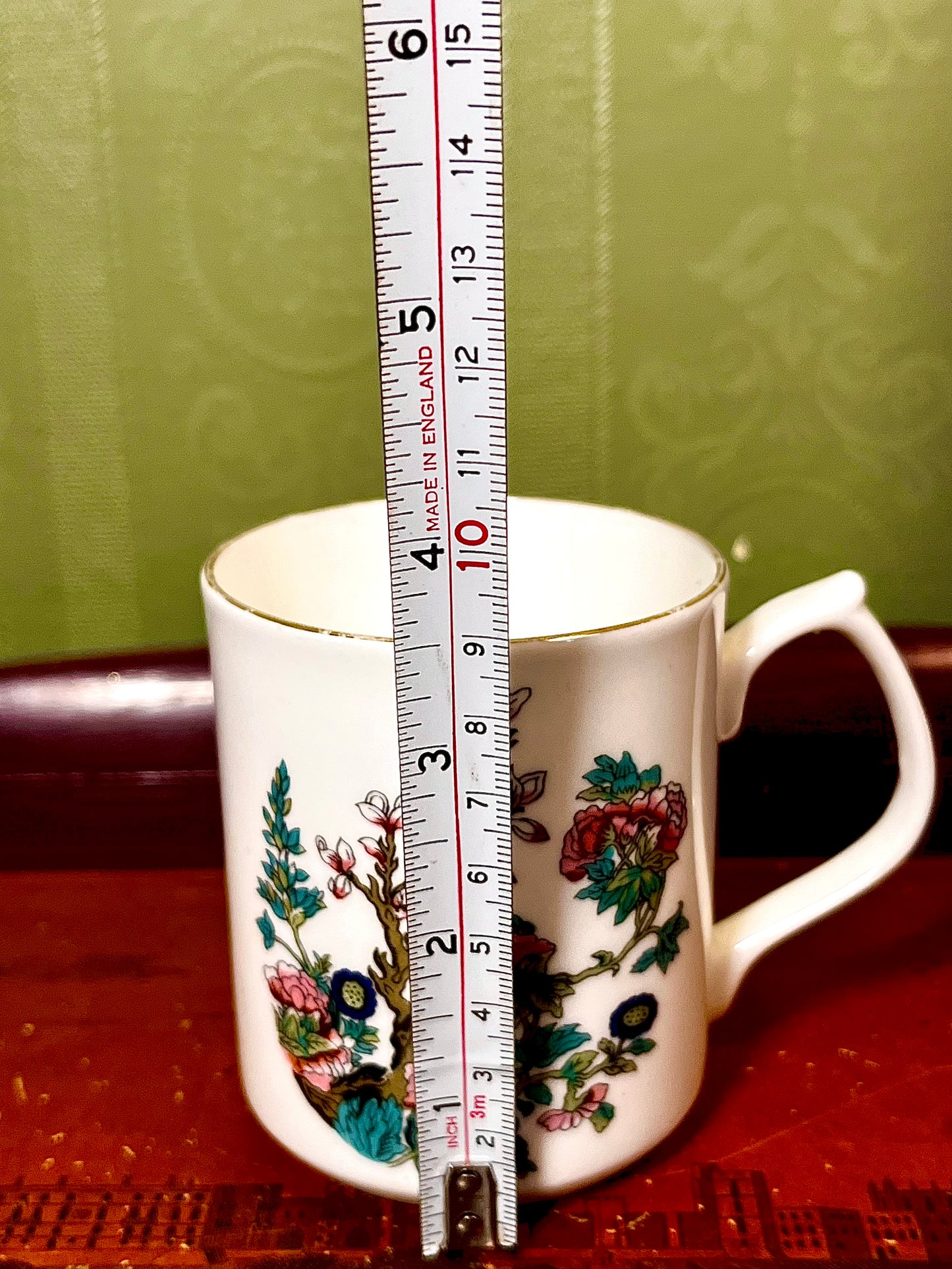 Jason Works Manrich Pottery Fine Bone China Floral Mug England