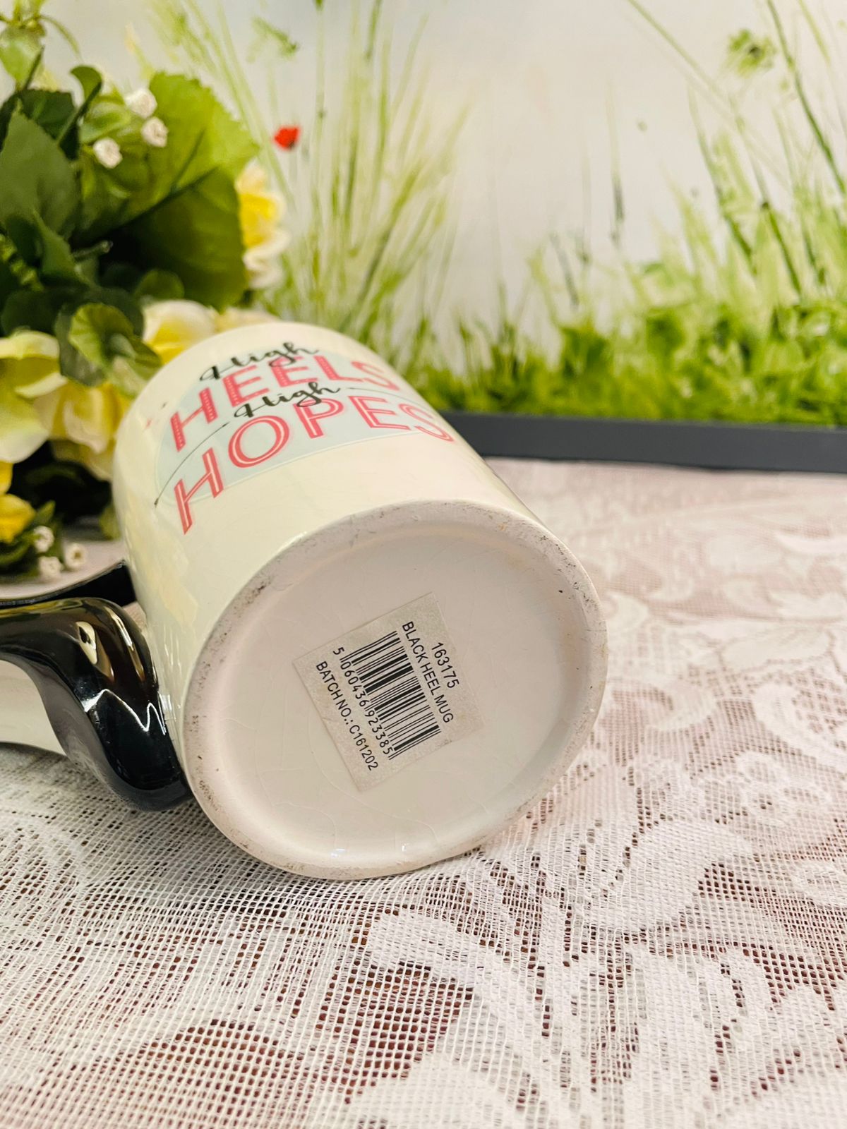 High Heels High Hopes Novelty Ceramic Mug