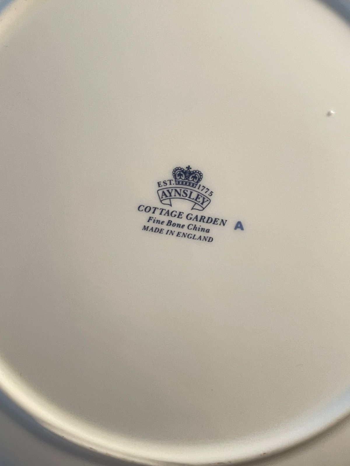 Aynsley Cottage Garden Fine Bone China Serving Plate – England