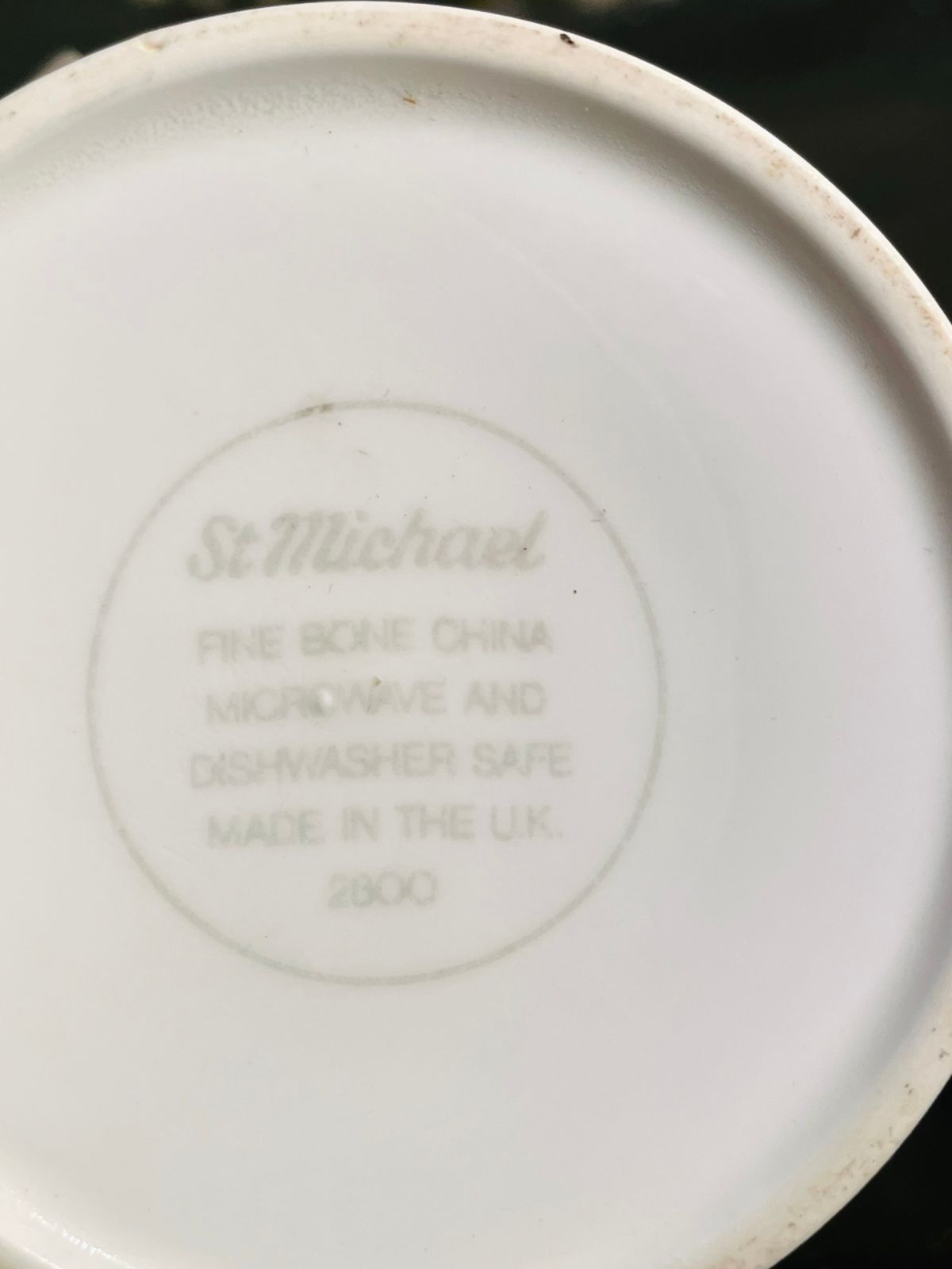 ST Mechael Bone China Mug – Vintage Plum, Apple & Blue berry Design ,UK