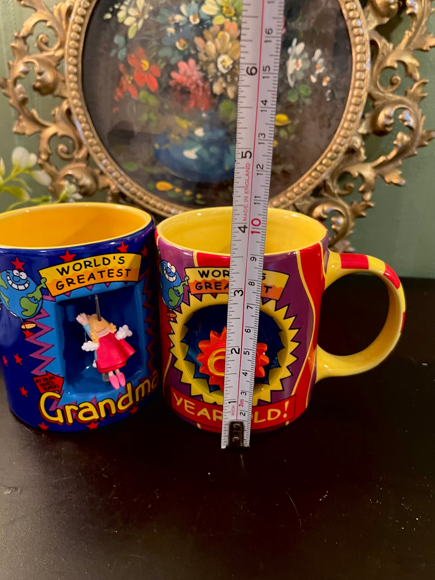 Title: World’s Greatest Grandma & 60 Year Old Novelty Mug Set – Pair of 2