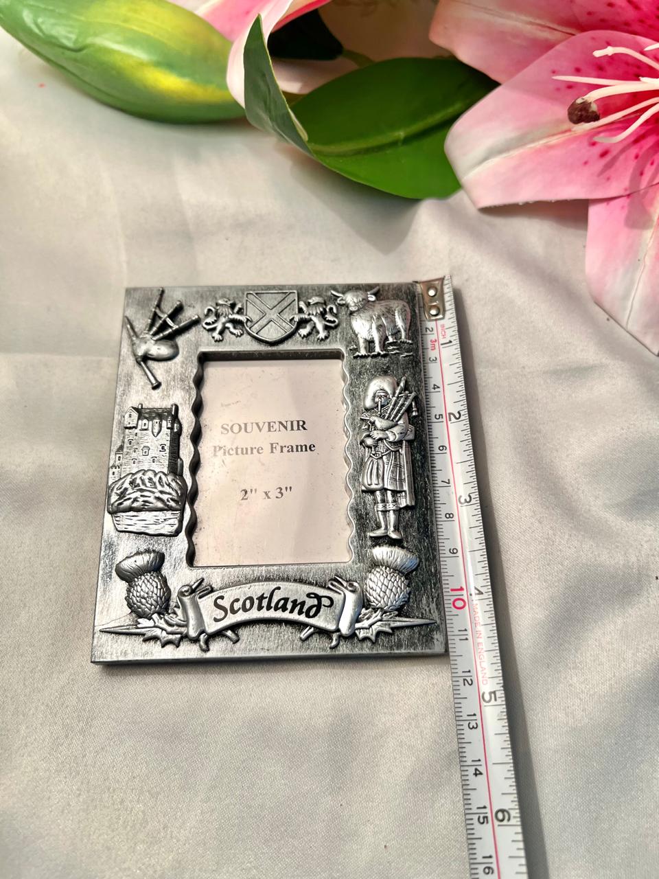 Scotland Souvenir Photo Frame 4.5" with 2" × 3" Insert