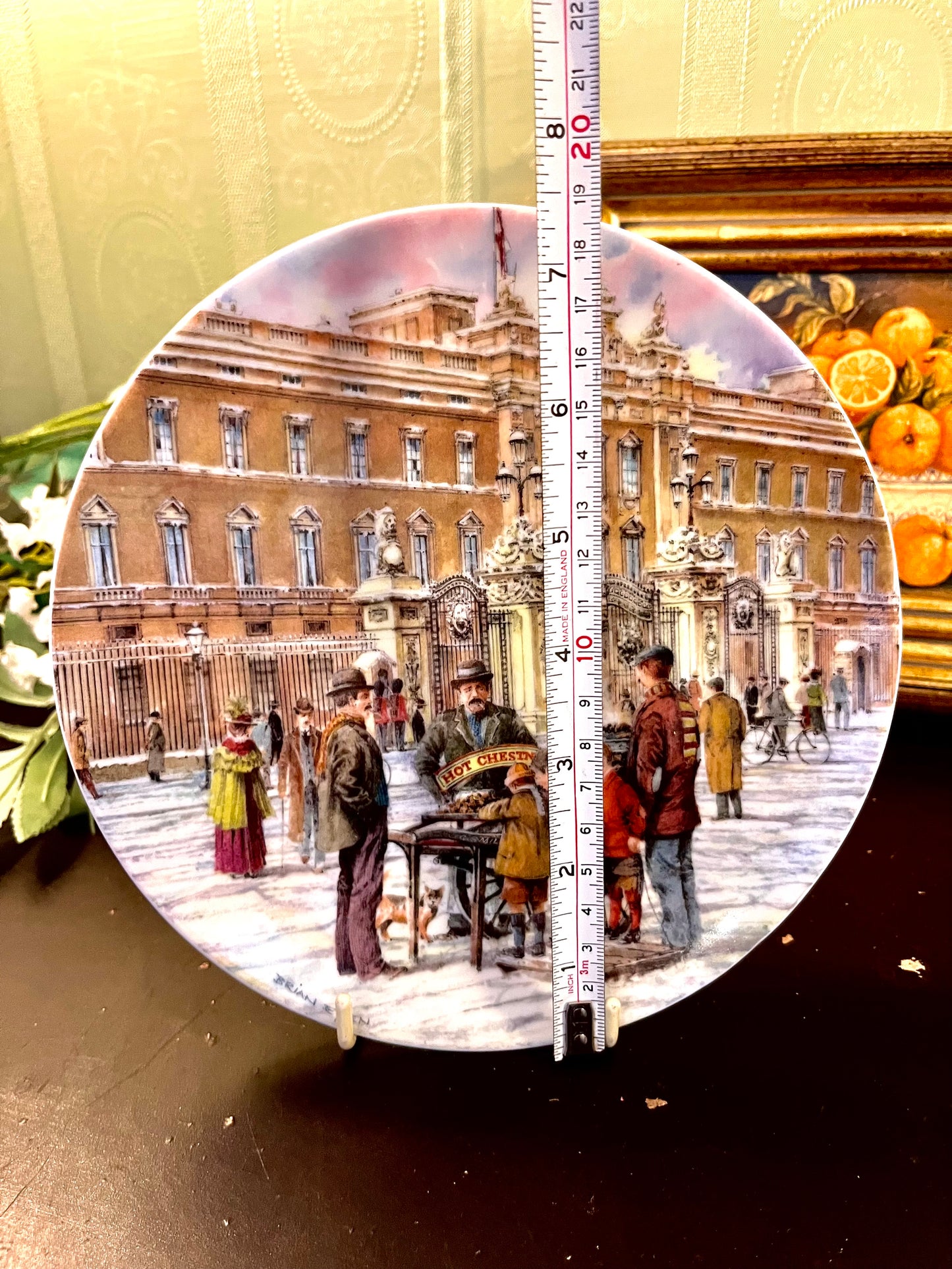 Davenport Hot Chestnut Seller Limited Edition Collector Plate 1992