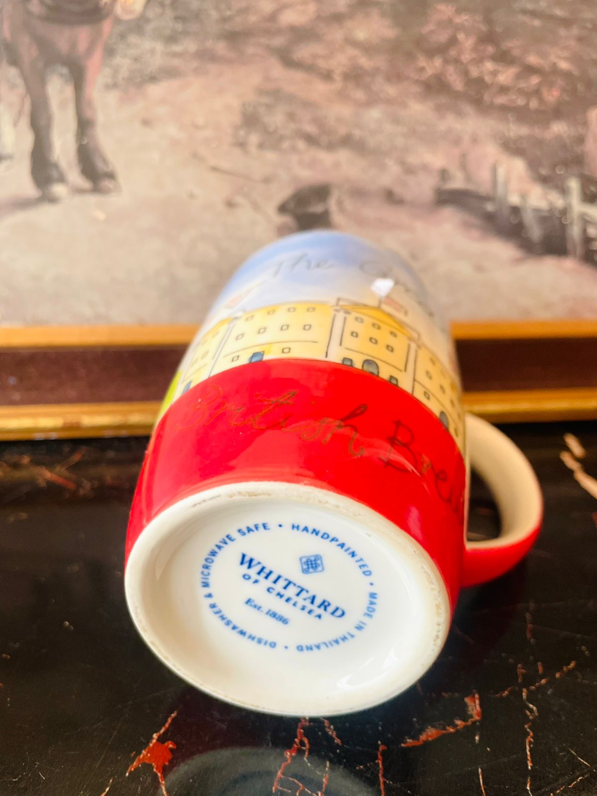 (Whittard of Chelsea “Tea with the Queen” Handcrafted Mug – Fine Stoneware, England)