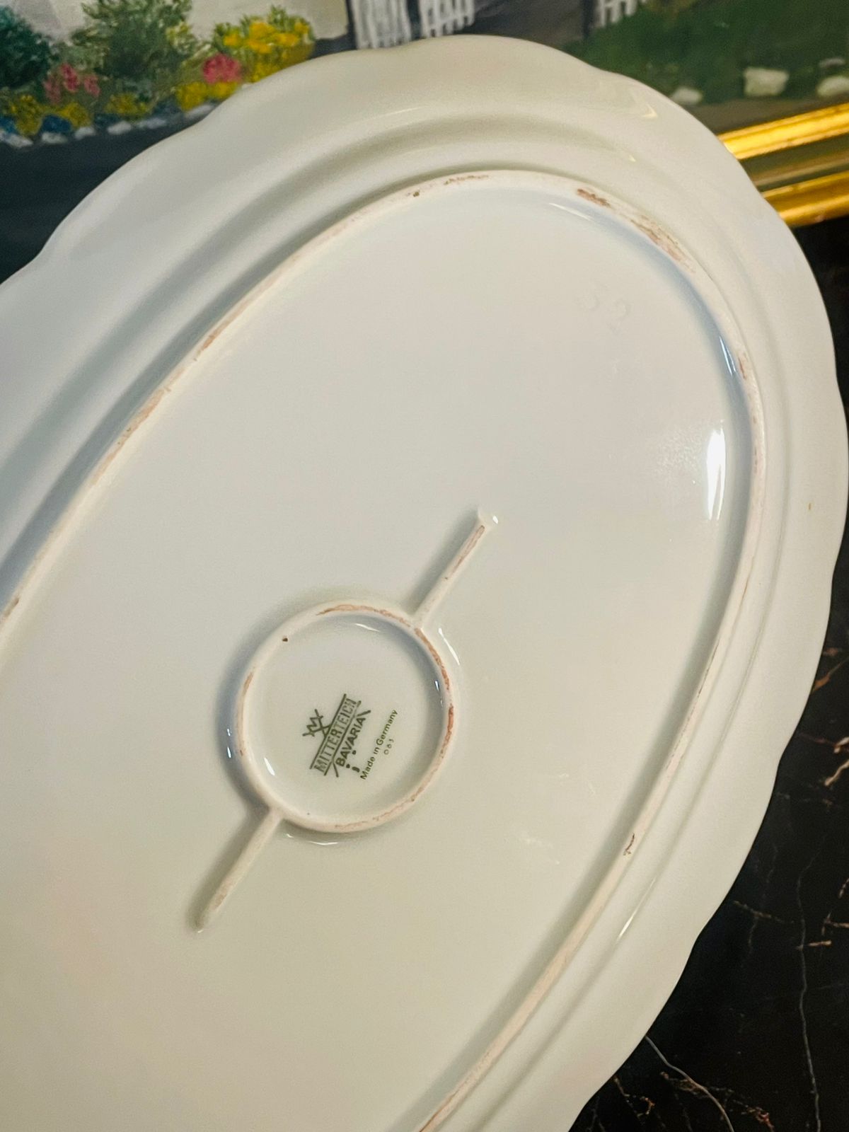 Vintage Hutschenreuther Bavaria Oval Serving Platter – Germany