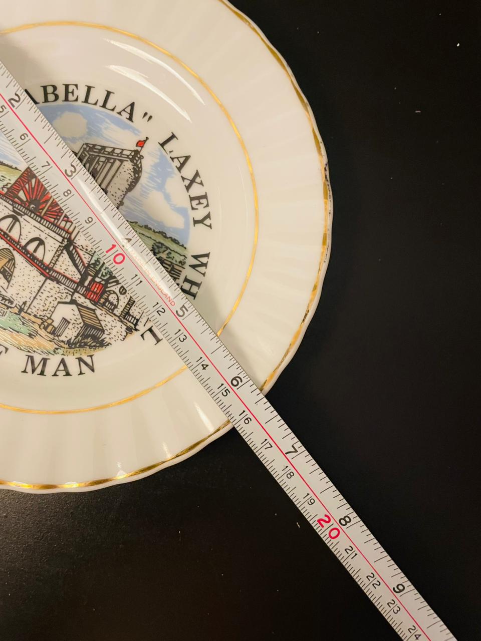 Lady Isabella Laxey Wheel Isle of Man Plate – 6 Inch