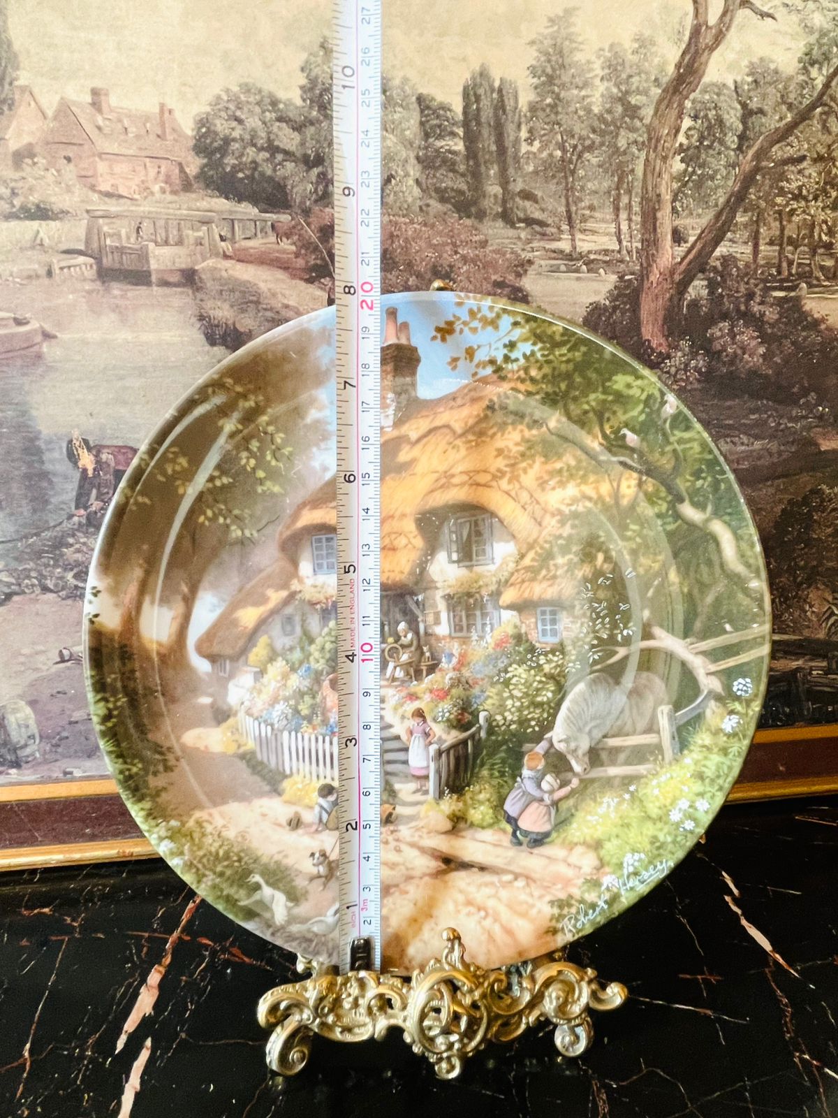 Royal Doulton “Granny’s Cottage” Collector Plate – The Tale of a Country Village Series, 8 inches