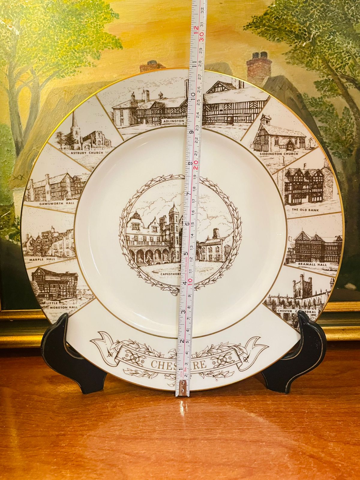 Vintage Coalport Ironbridge Porcelain Plate – England Collectible