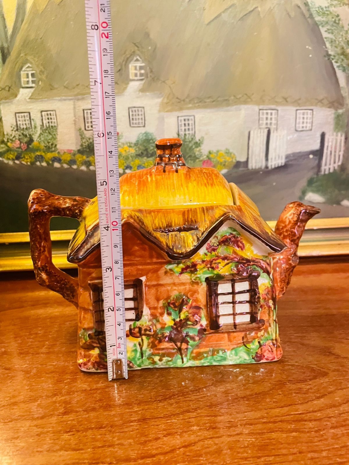 Vintage Price Kensington “Ye Olde Cottage” Teapot – English Cottage Ware 1960s Ceramic Collectible