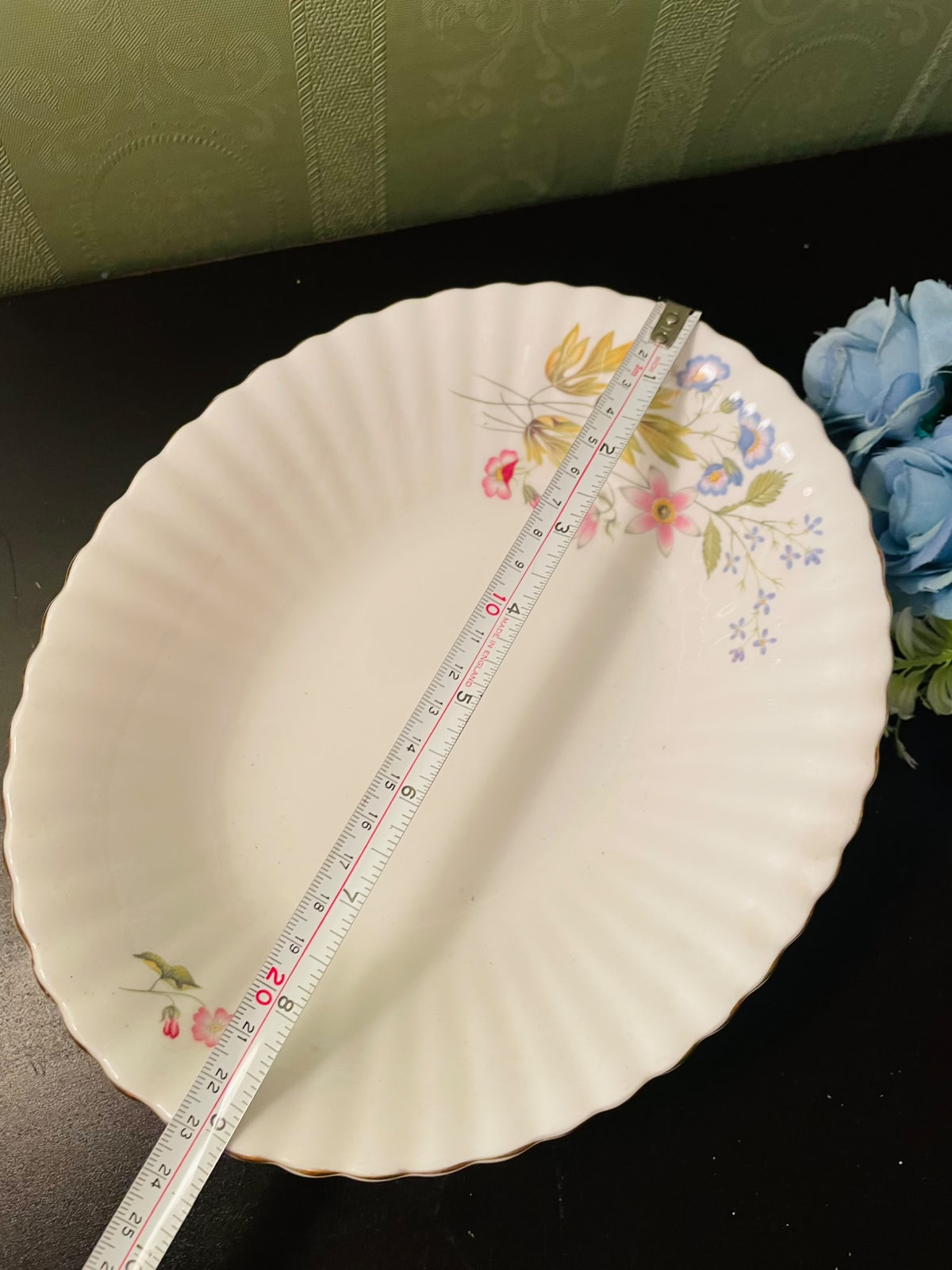 Richmond Wild Anemone Bone China Serving Bowl