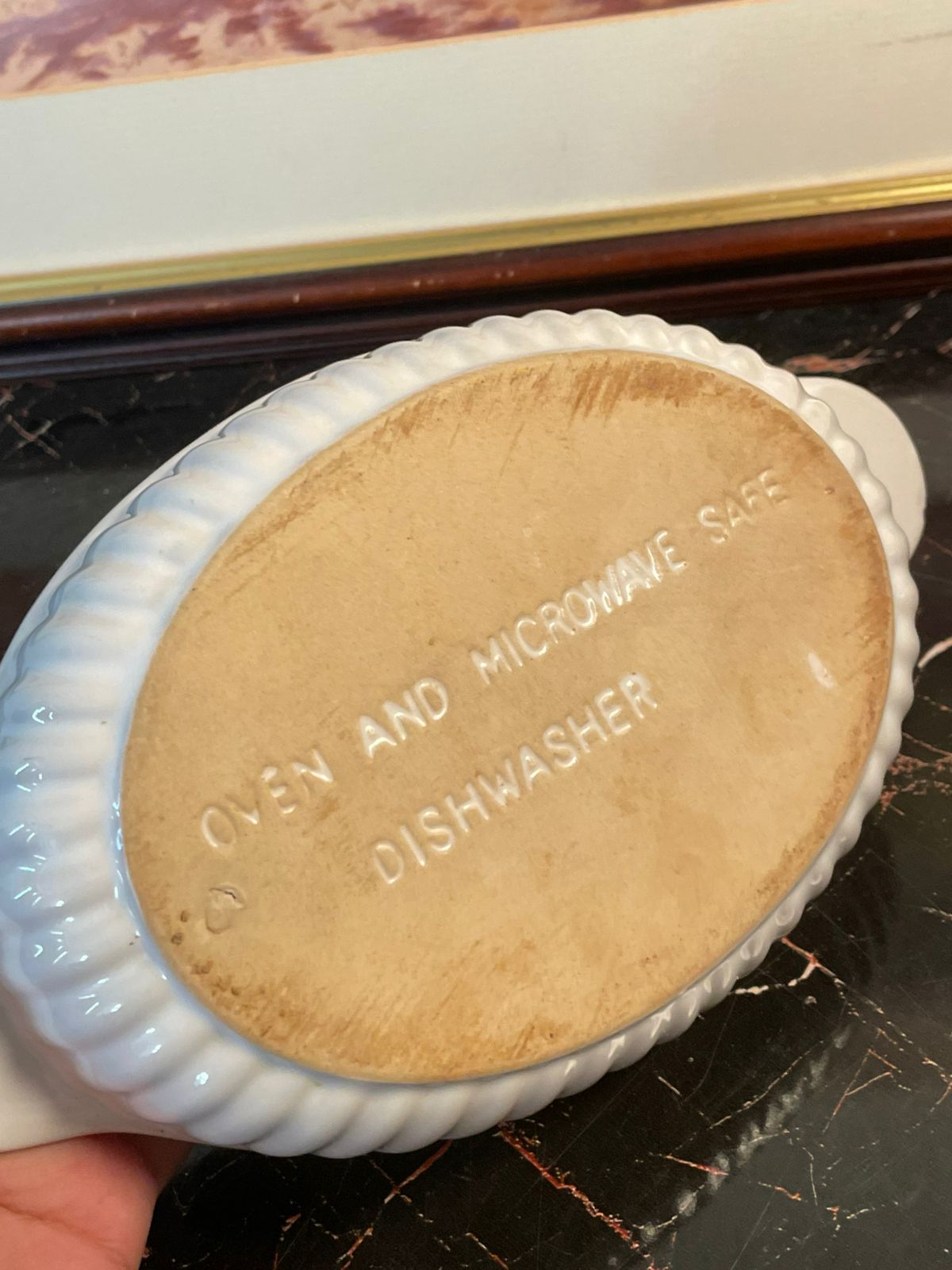 Classic White Oval Ceramic Baking Dish