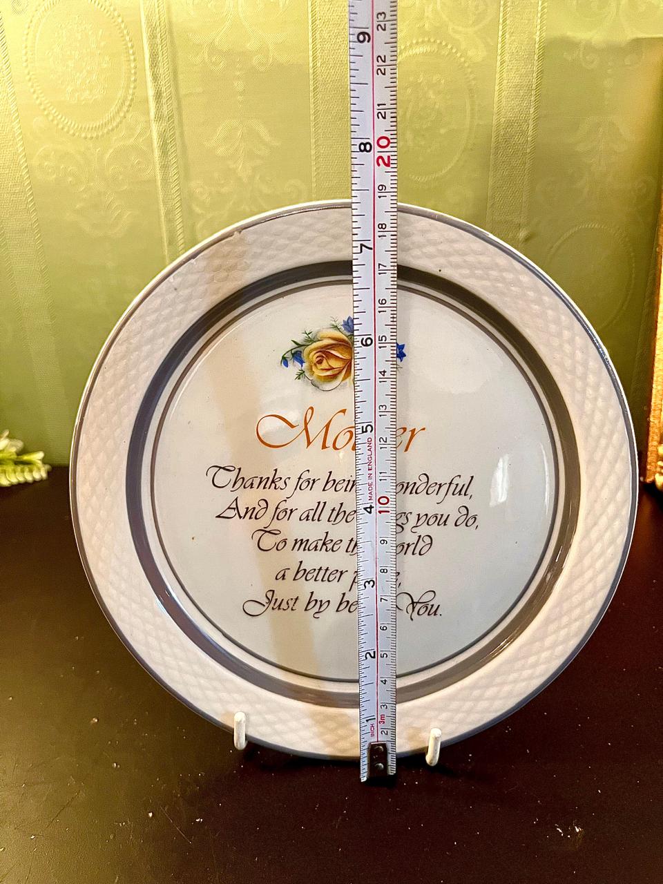 Mother Appreciation Decorative Ceramic Plate 9 Inch Gift