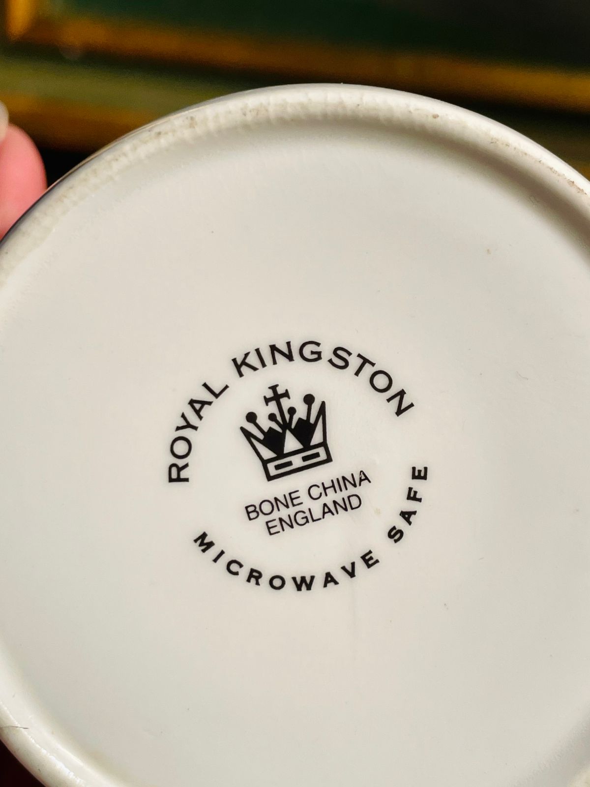 Royal Kingston Bone China Mug – Vintage Fruit Design (England)