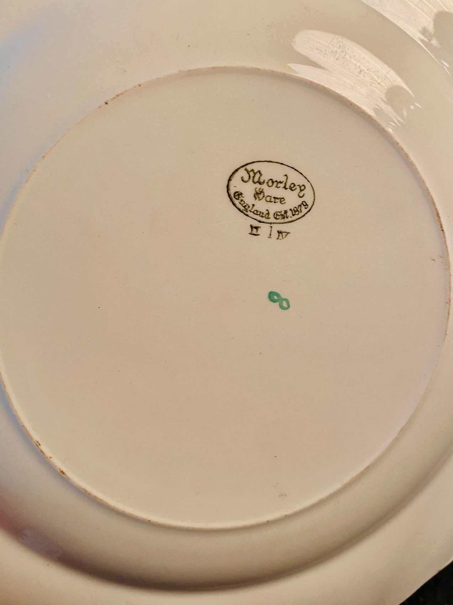 Worley Ware England Decorative Plate with Romantic Couple Scene – 8.5 Inches