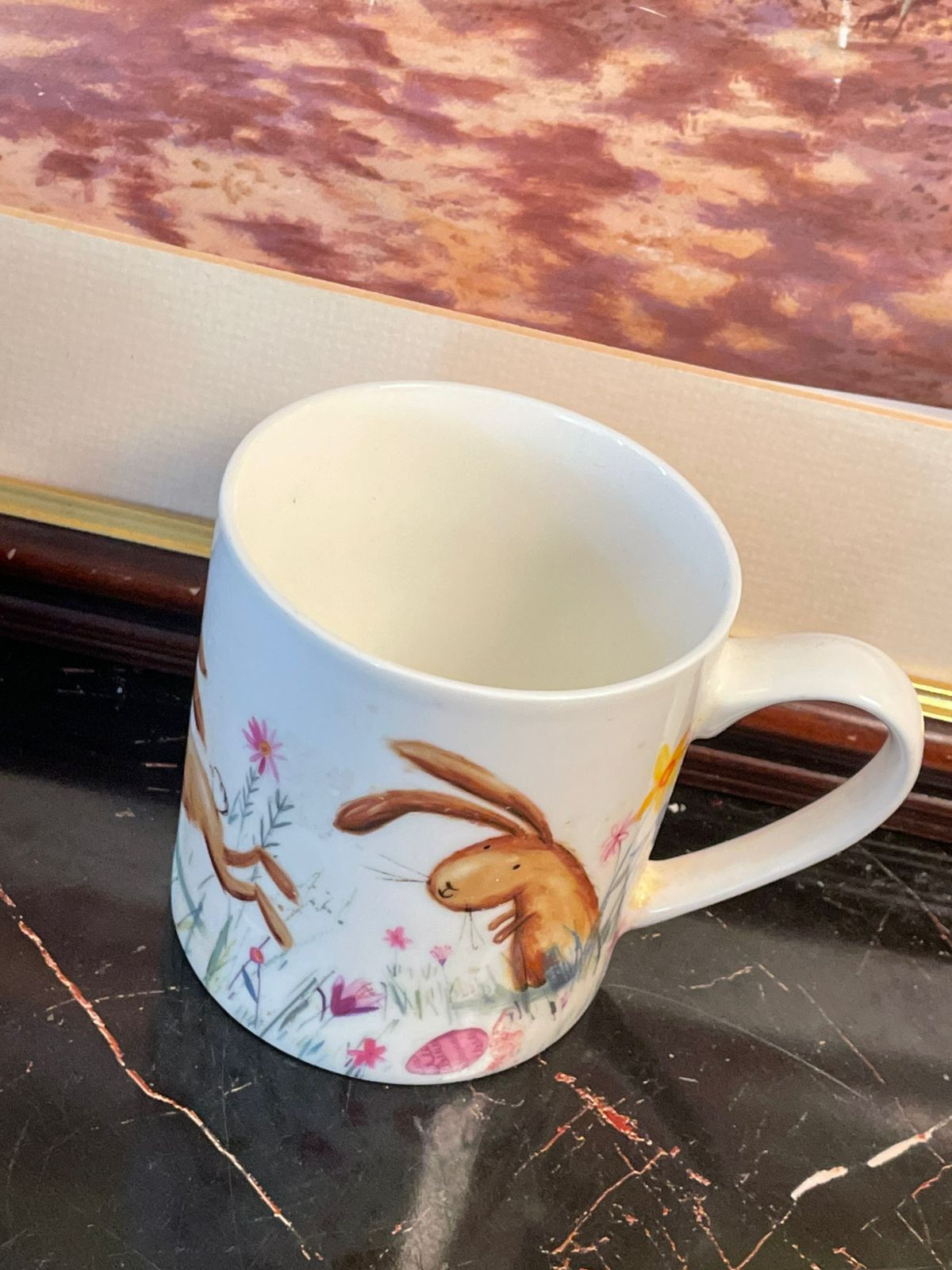 Easter Bunny Ceramic Mug – Springtime Collectible