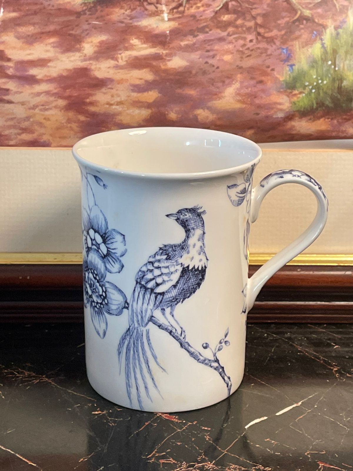 Creative Tops ‘Blue Toile’ Fine Bone China Mug – England