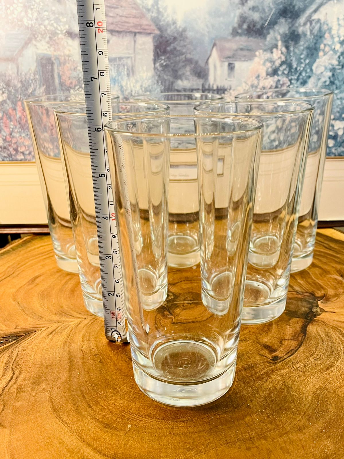 Set of 6 Premium Double Wall Glass Tumbler Set – Clear Drinkware