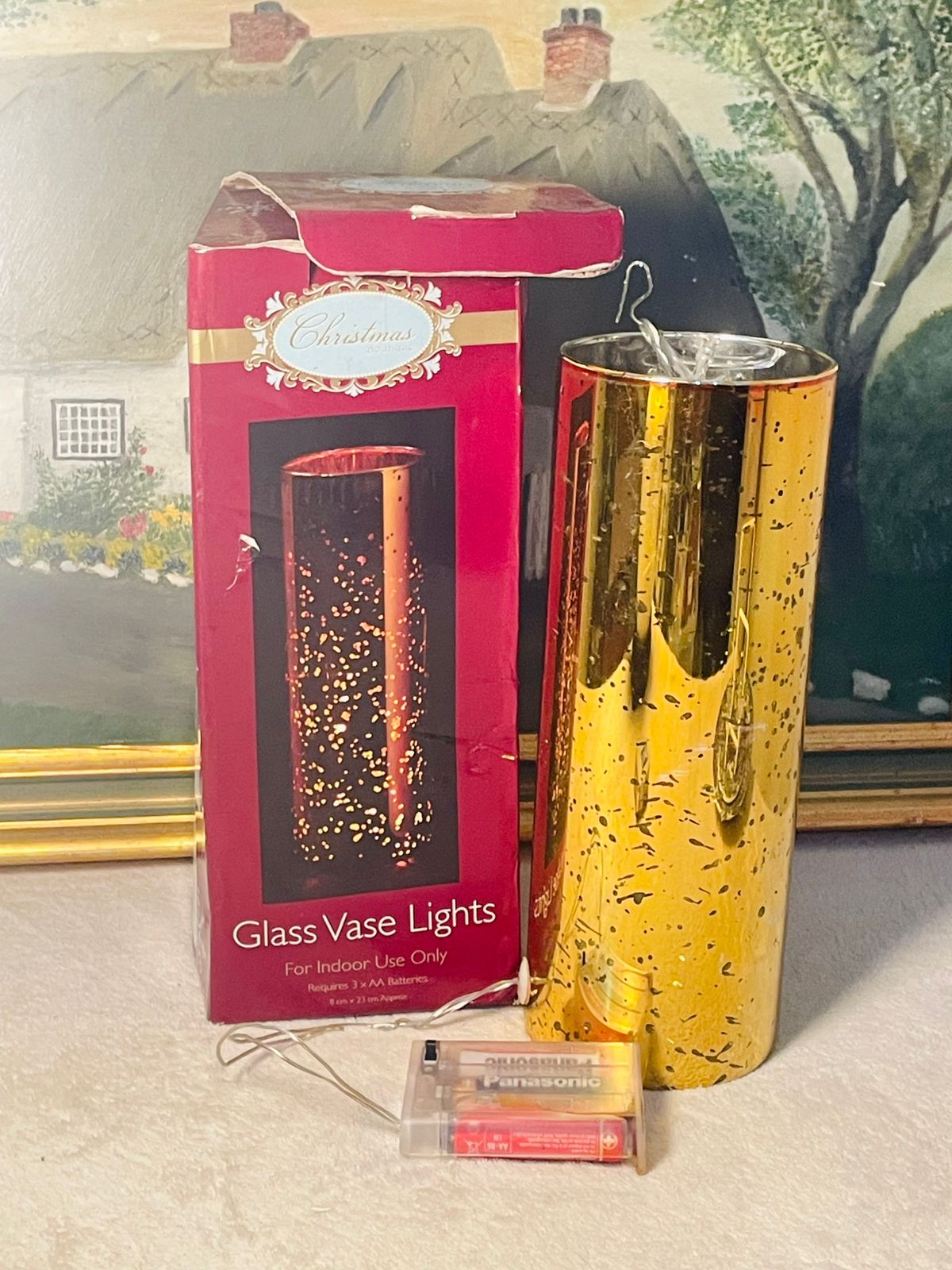 Stylish Cylinder Mirror Glass Vases – Modern Home Decor Centerpiece