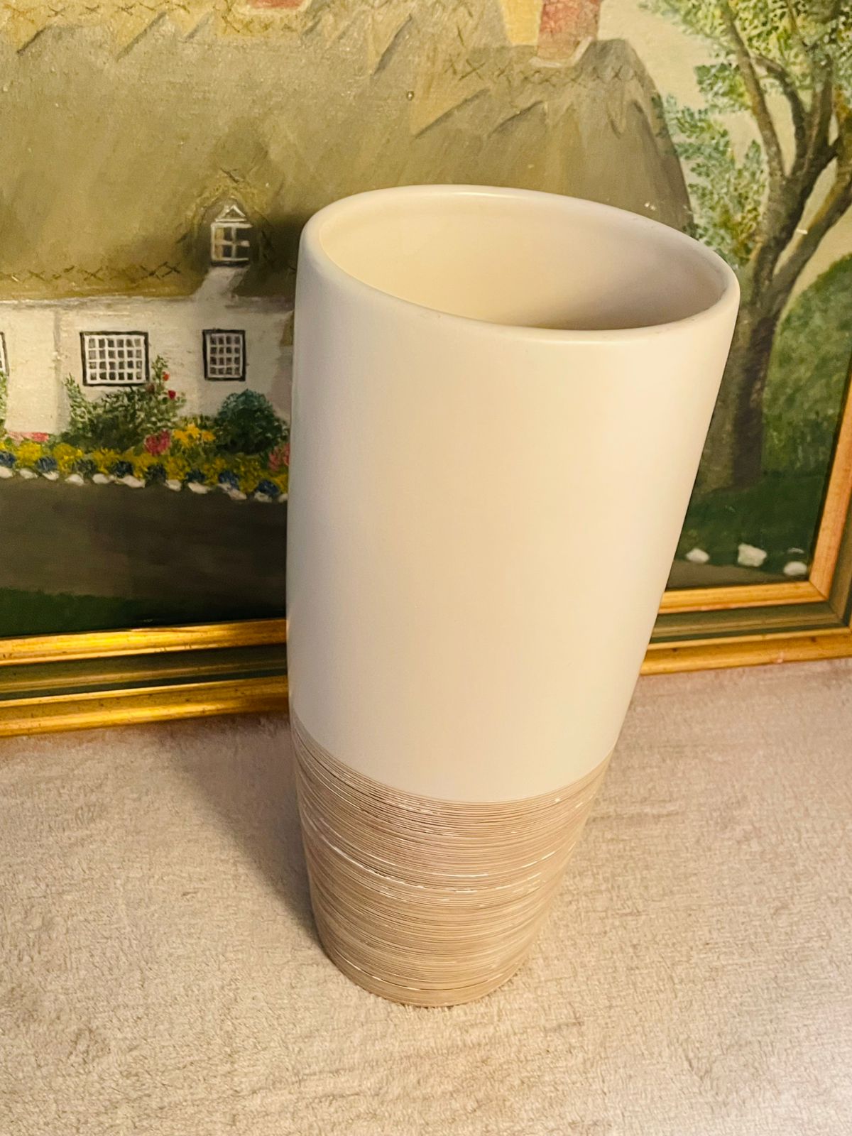 ALMA Tall White Floor Vase – Large Wedding & Home Décor Vase