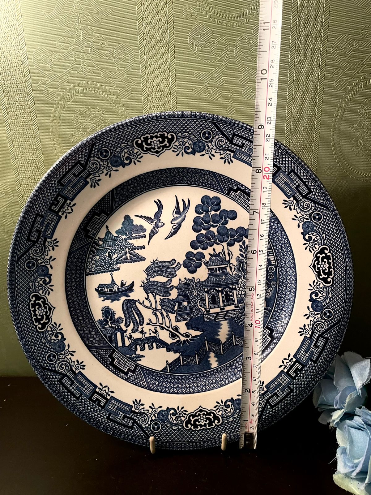 Churchill England Willow Blue Decorative Plate 9 Inch