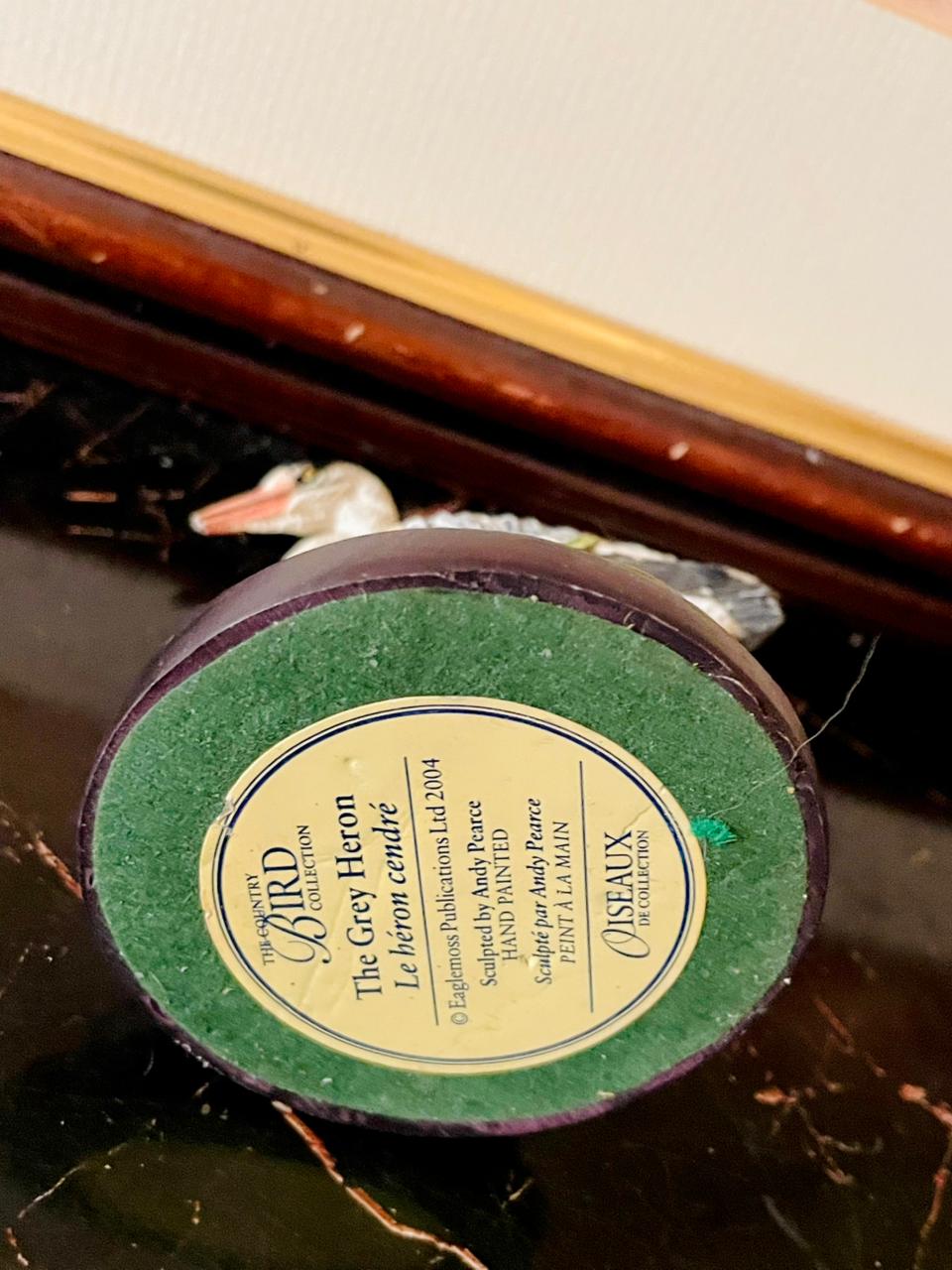 The Sentry Bird Collection – Grey Heron Figurine (2004)