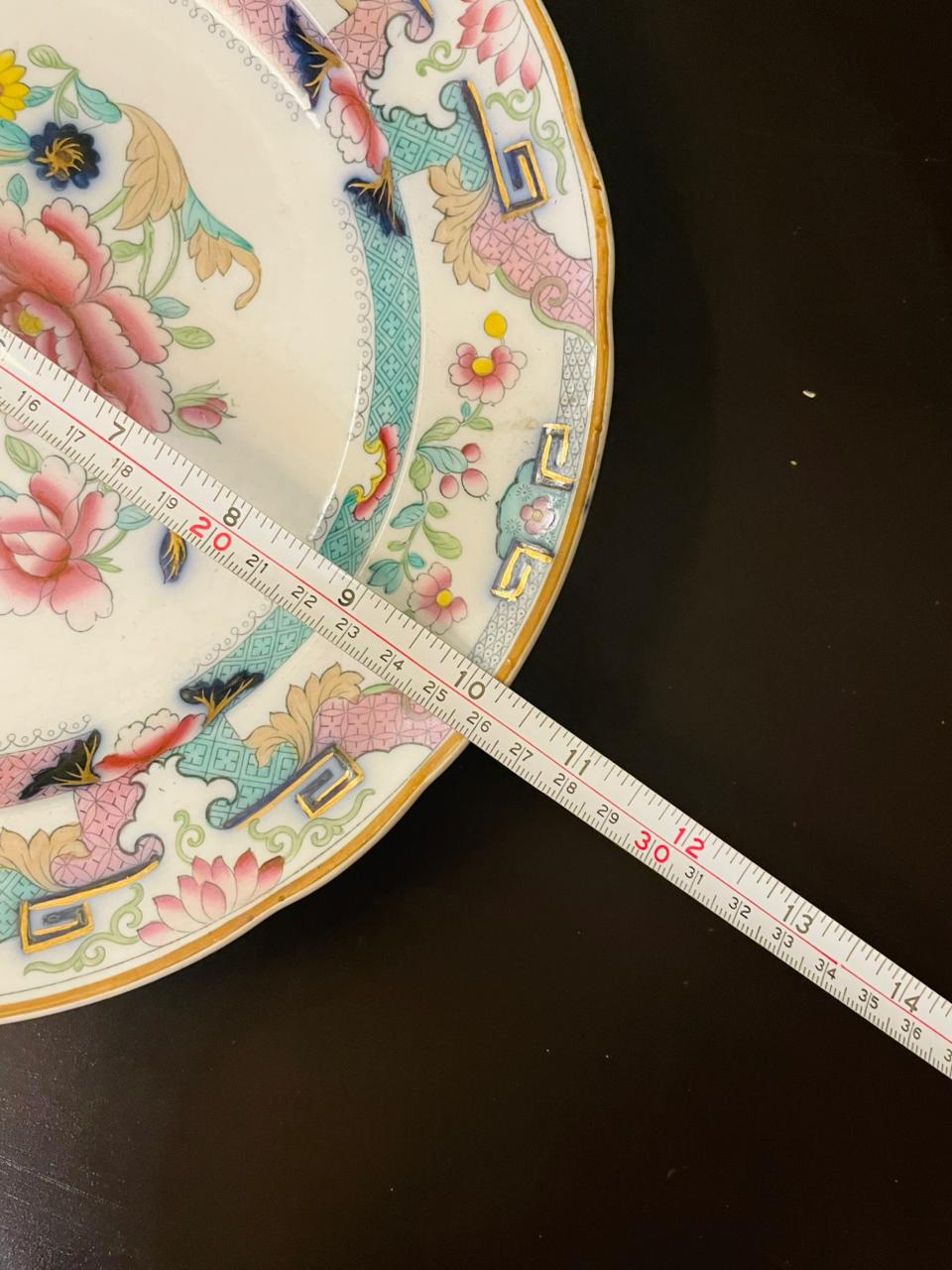 Vintage Copeland Chinese Floral Plate 10" England