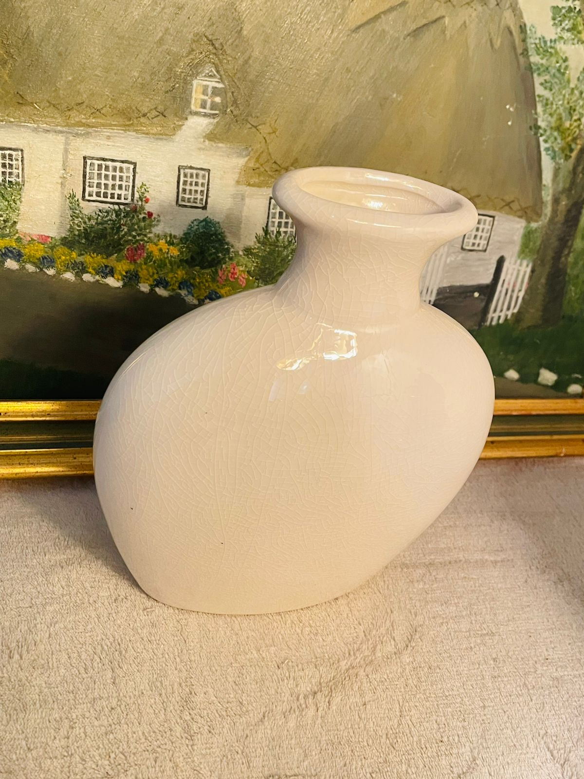 Bibelot & Co Art Deco Geometric Ball Vase – 1930 Vintage Collectible