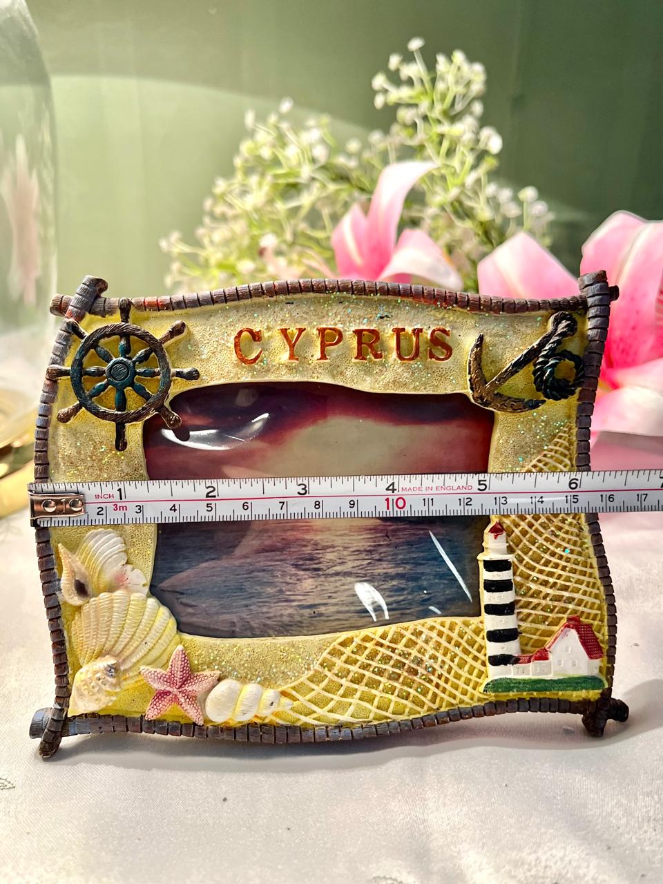 Cyprus Nautical Souvenir Photo Frame 6"
