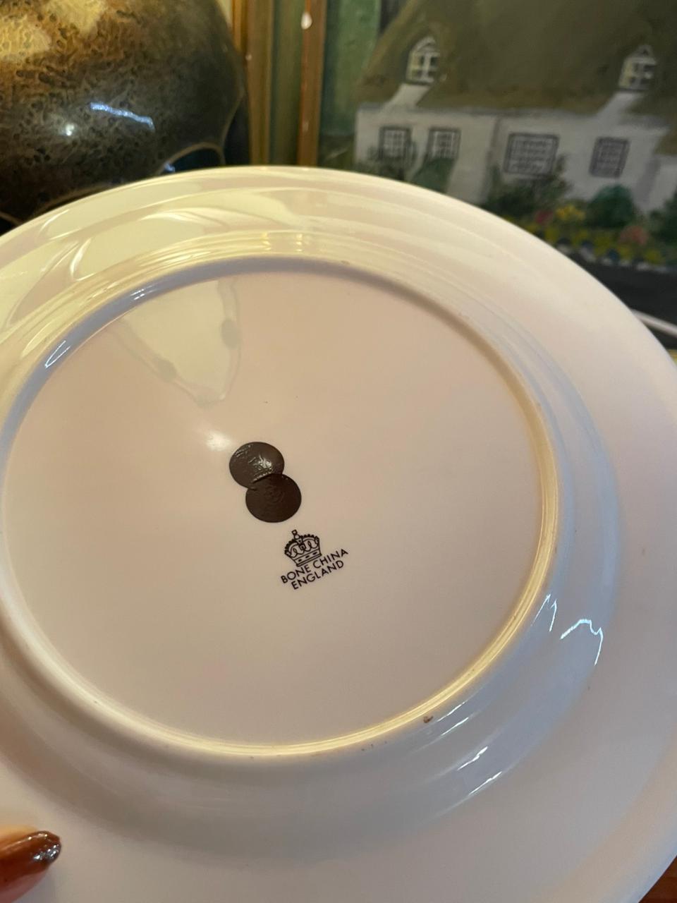 Mute Swans Collector Plate | 8" | Fine Bone China | Made in England