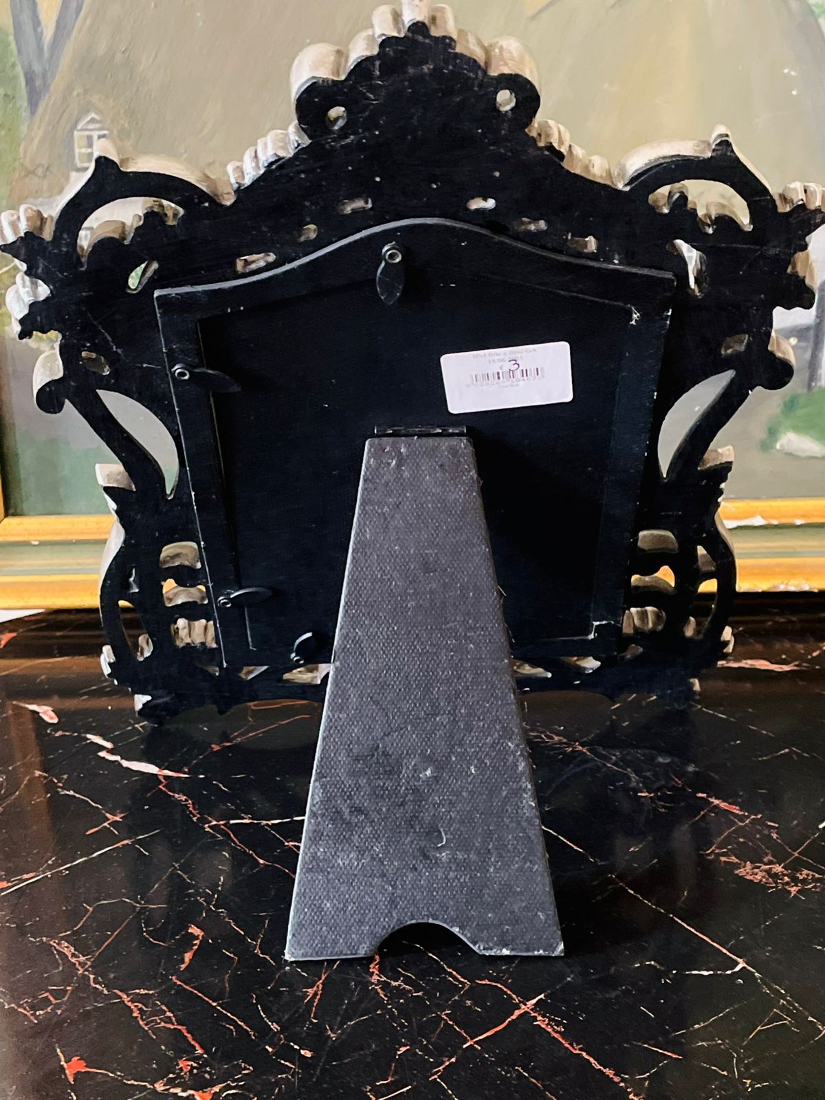 Vintage Baroque Style Ornate Photo Frame – Silver Finish