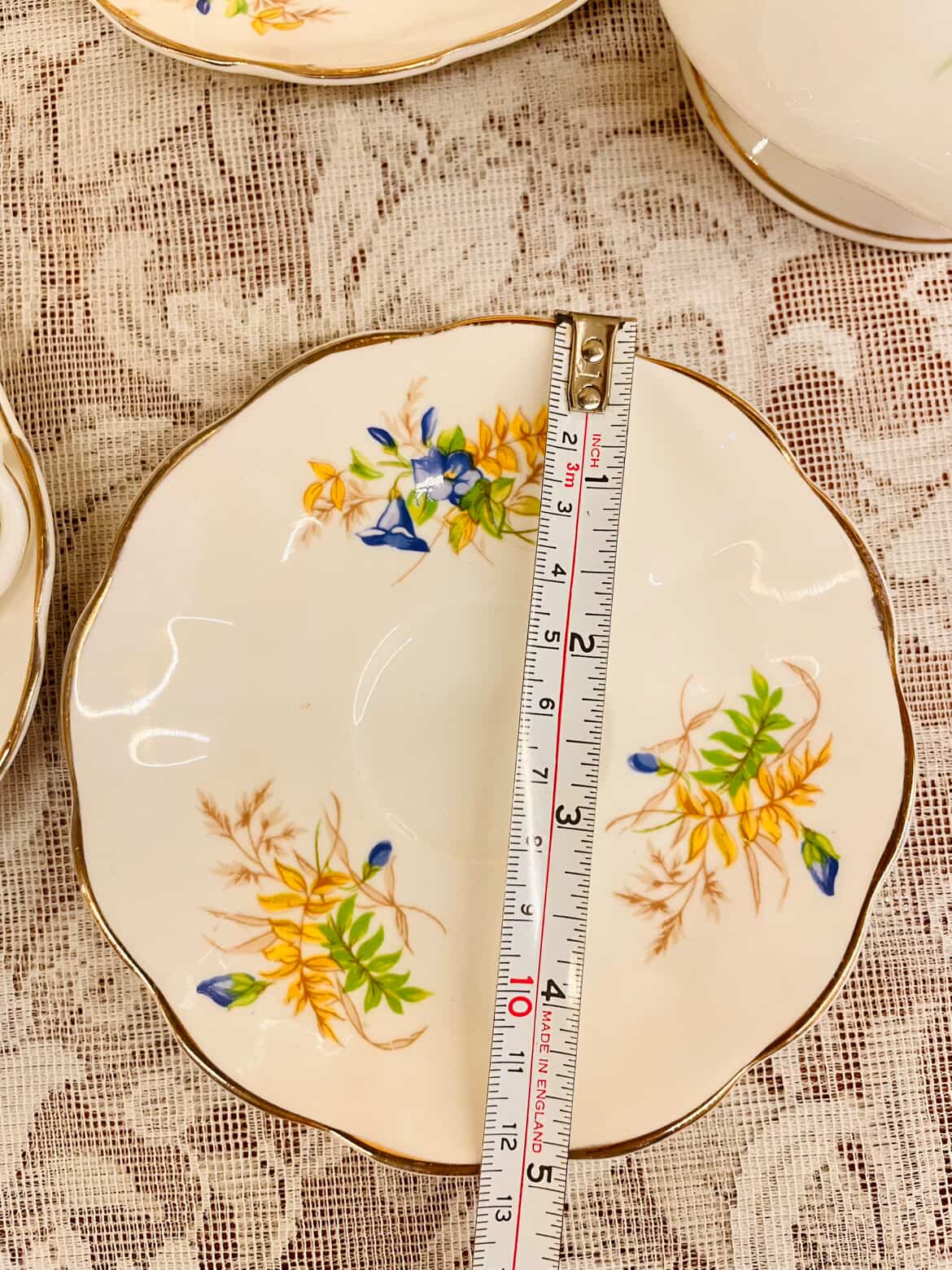 Vintage Floral Coffee Set 5 Persons Serving – England