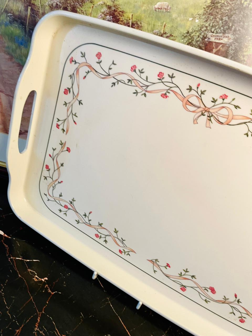 Johnson Bros Eternal Beau Large Rectangular Serving Tray – England