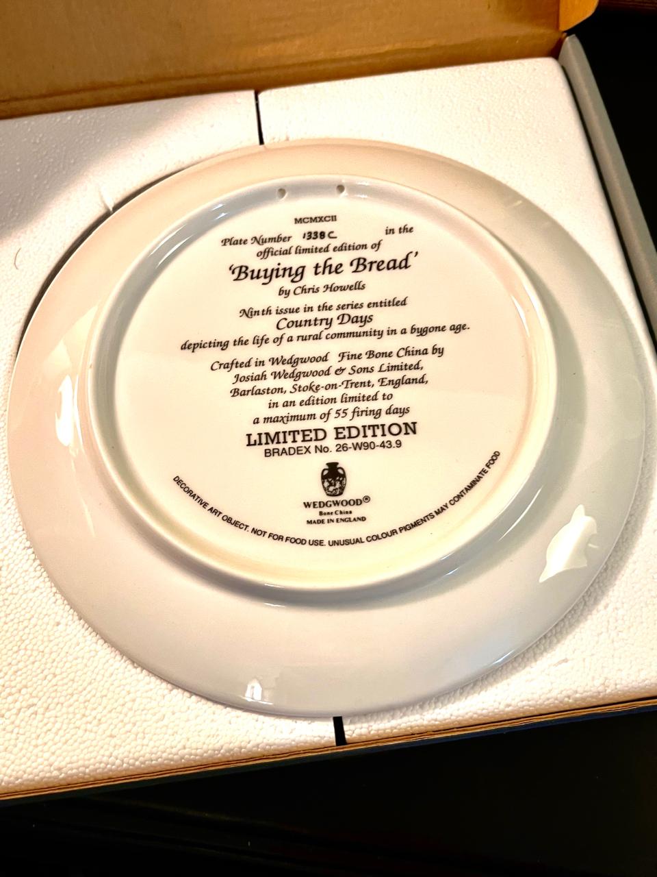 Wedgwood Boxed Country Days Market Day Plate 20 cm
