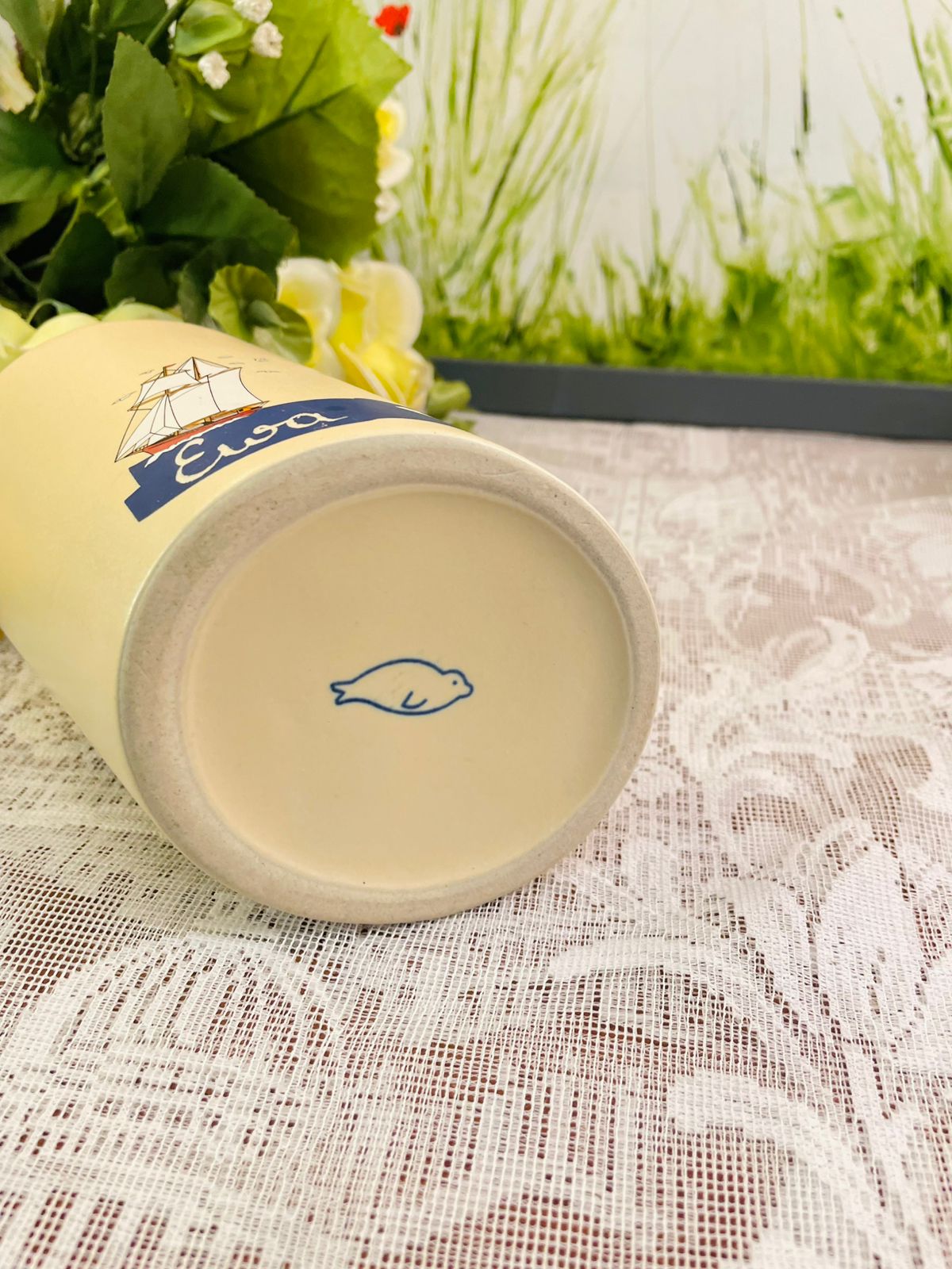 Coastal Lighthouse Ceramic Mug | Nautical Decor