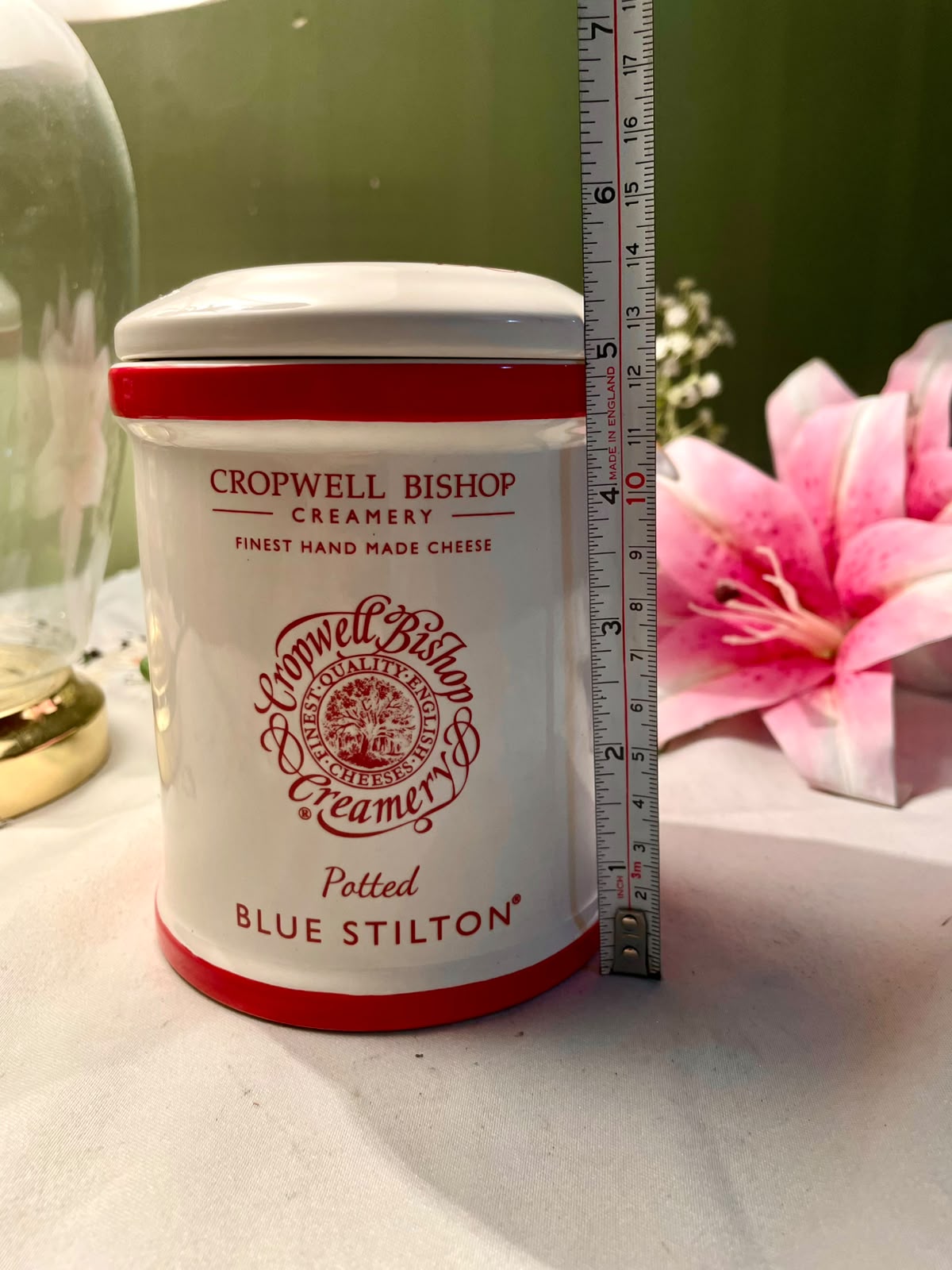 Cropwell Bishop Creamery Blue Stilton Lidded Jar 13 cm