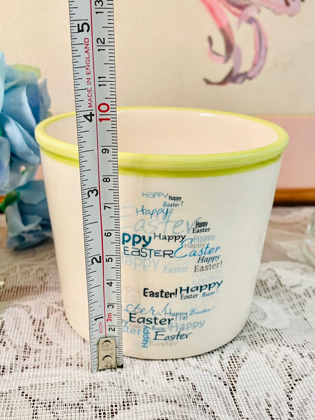 Happy Easter Decorative Planter Pot – Small