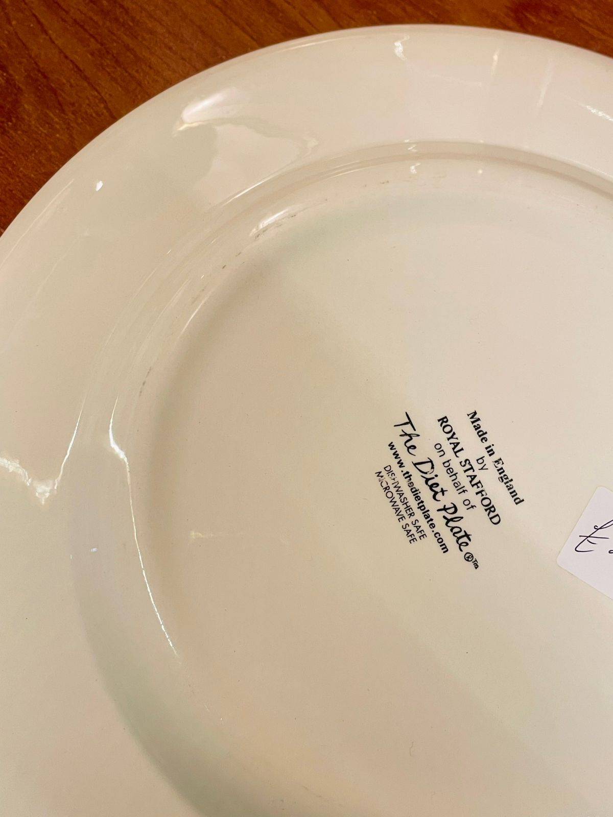Royal Stafford “The Diet Plate” Portion Control platter – Oven Safe, England