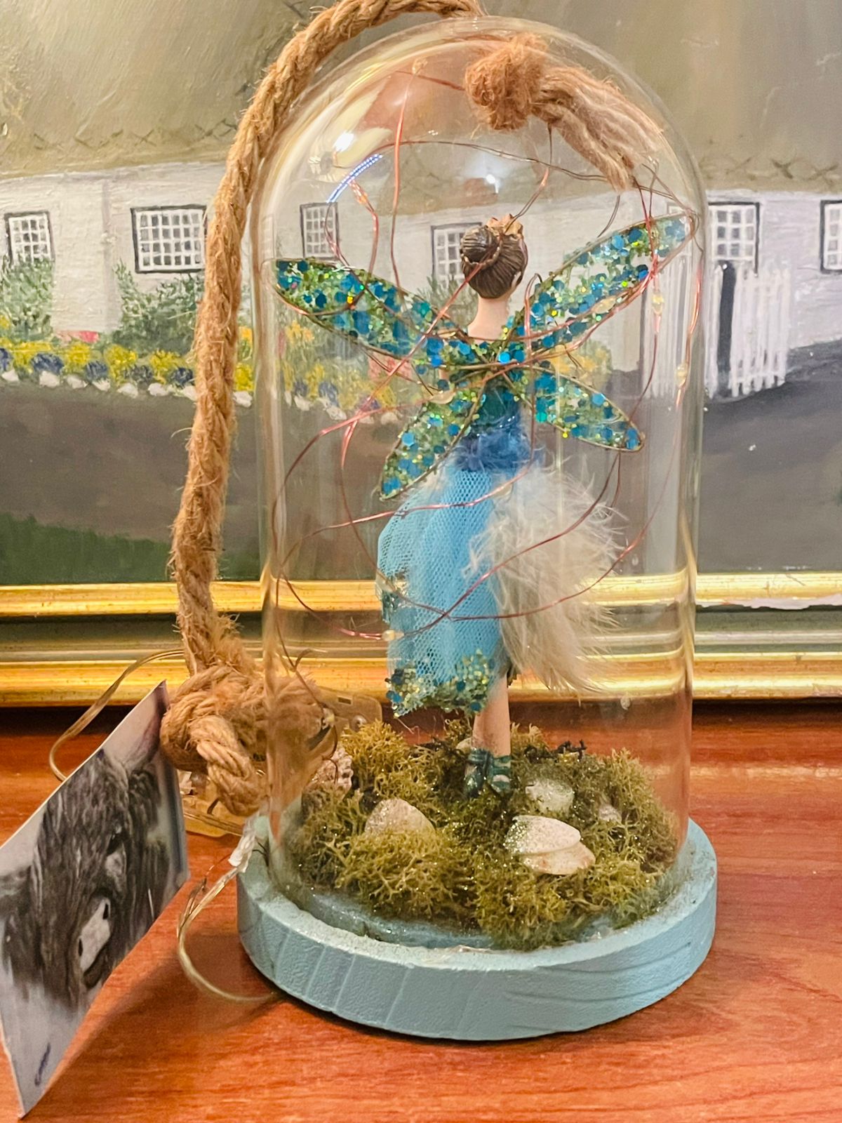 Decorative Fairy in Dome Display – Centerpiece & Room Party Decor