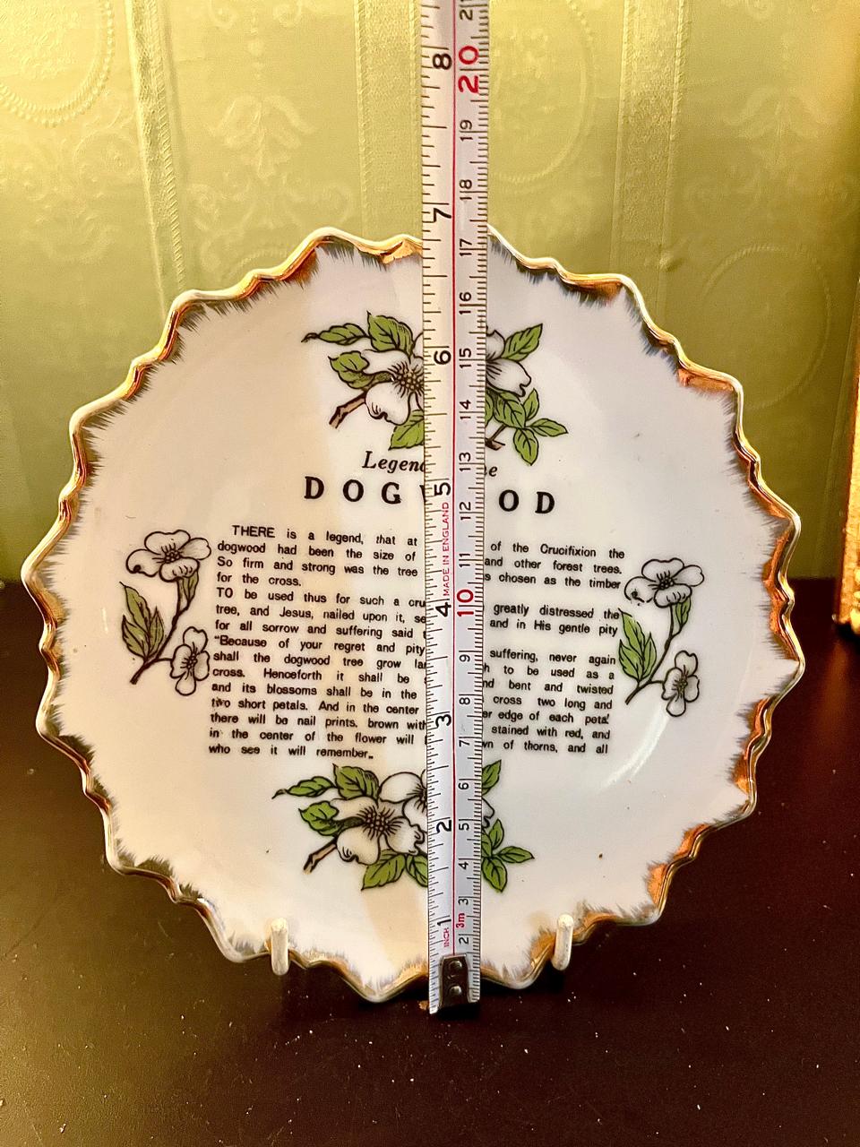 Legend of the Dogwood Decorative Plate 8 Inch