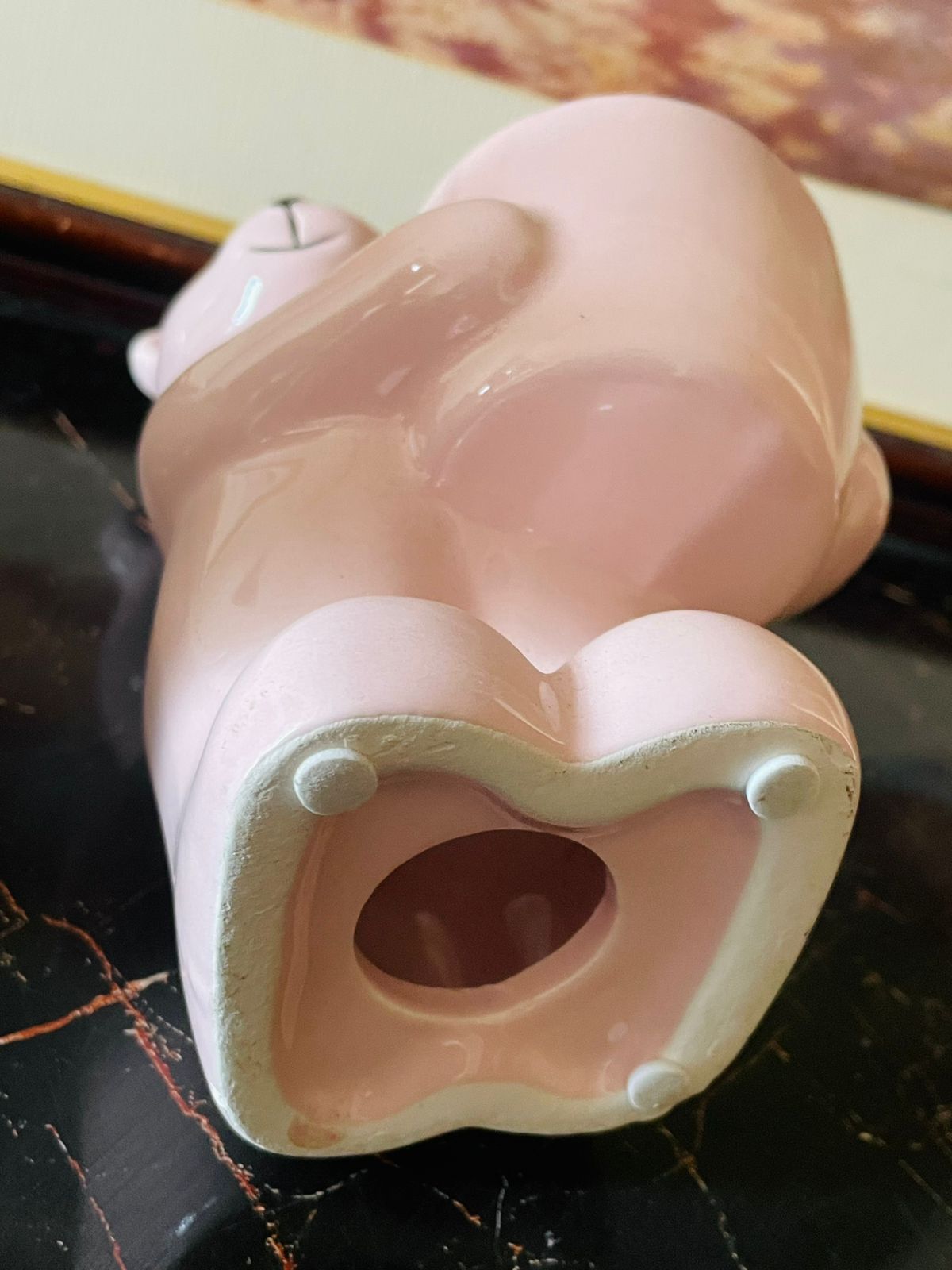 Tall Ceramic Pink Bear Planters – Cute Nordic Style 1,800 each