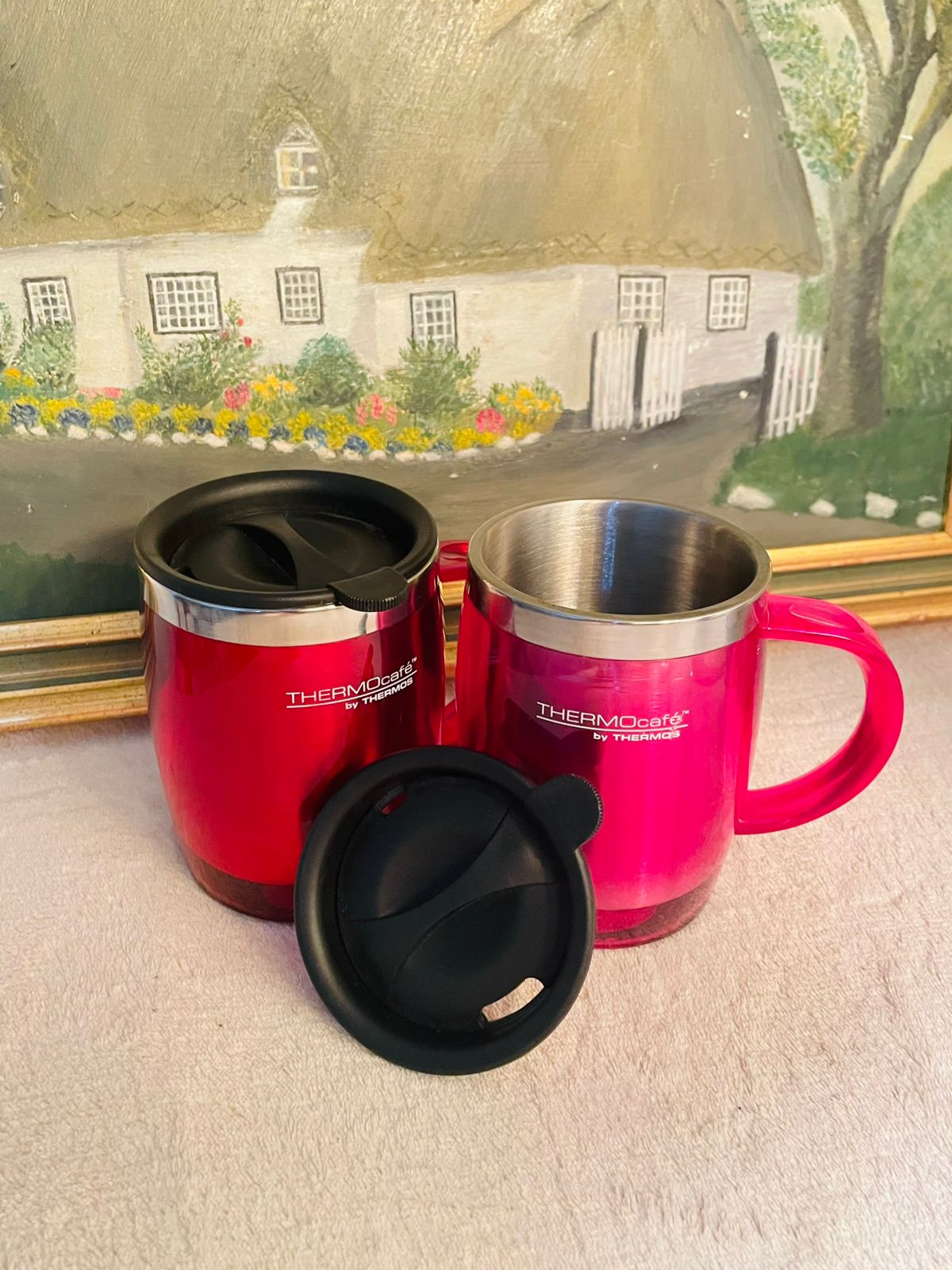 Set of 2 Thermos by ThermoCafé – Hot & Cold Drink Travel Cups in Pakistan