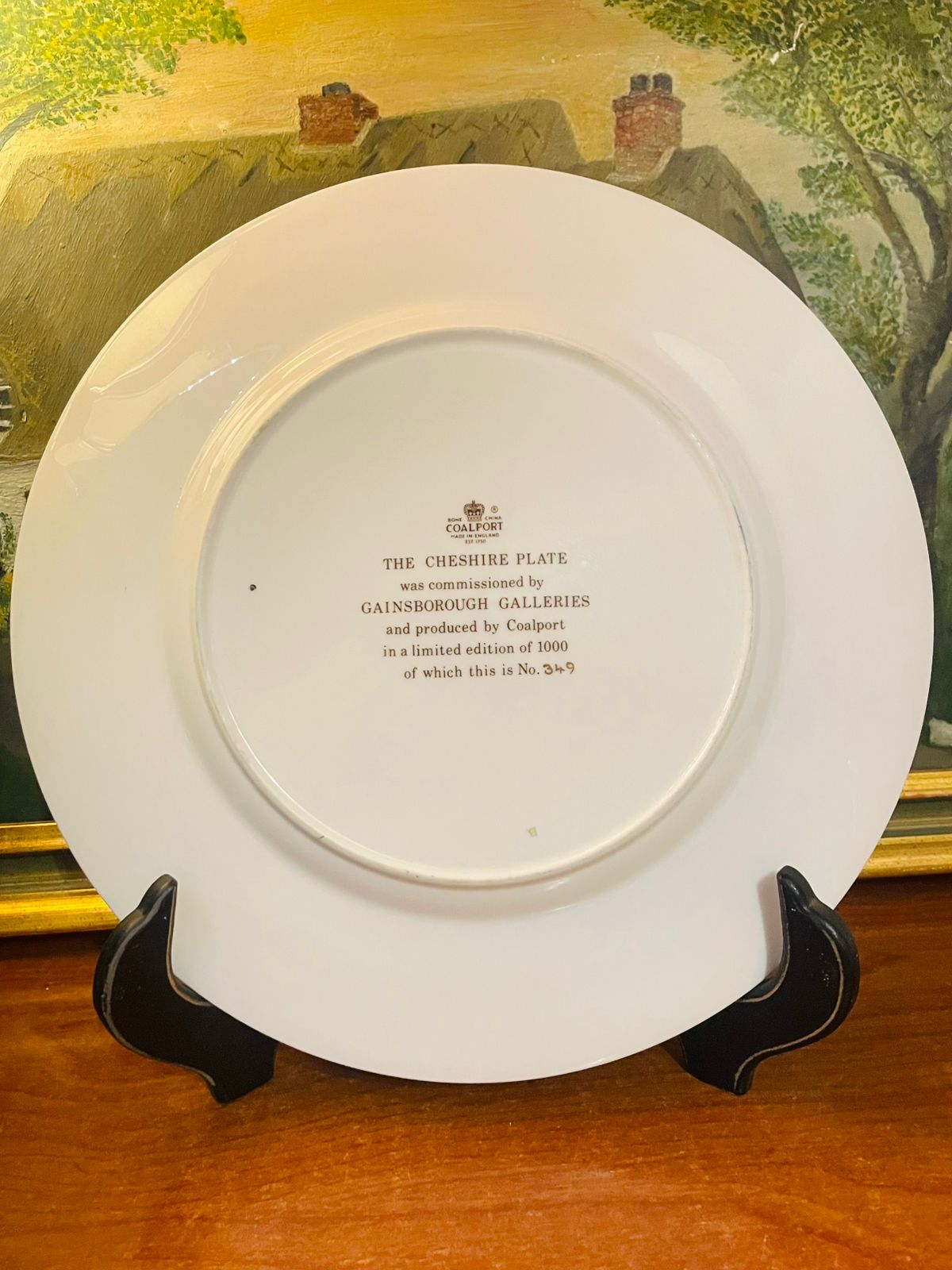 Vintage Coalport Ironbridge Porcelain Plate – England Collectible