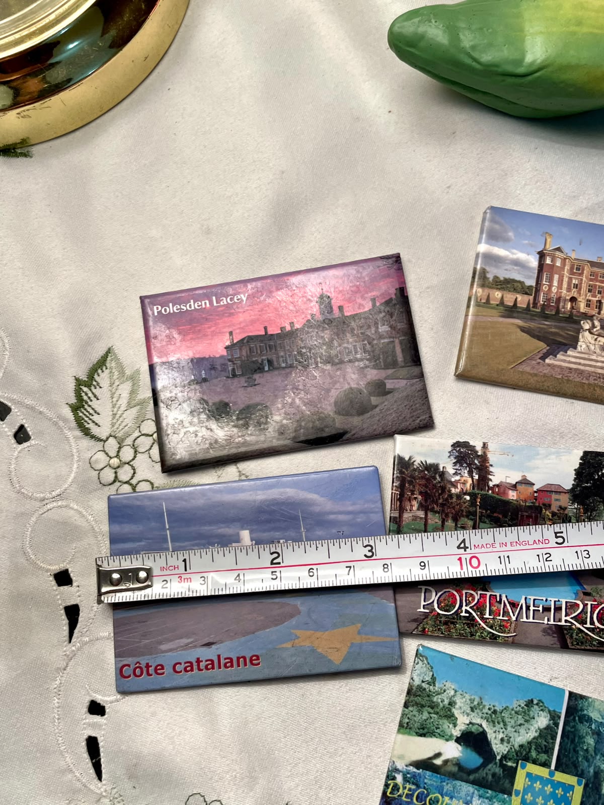 European Travel Souvenir Fridge Magnets – 5 Piece Set