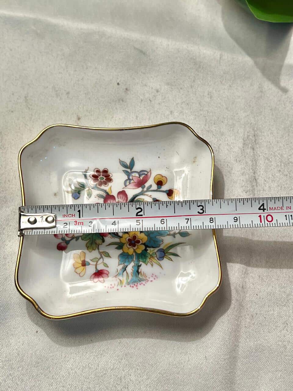 Coalport Ming Rose Bone China Trinket Dish | Approx. 4 in