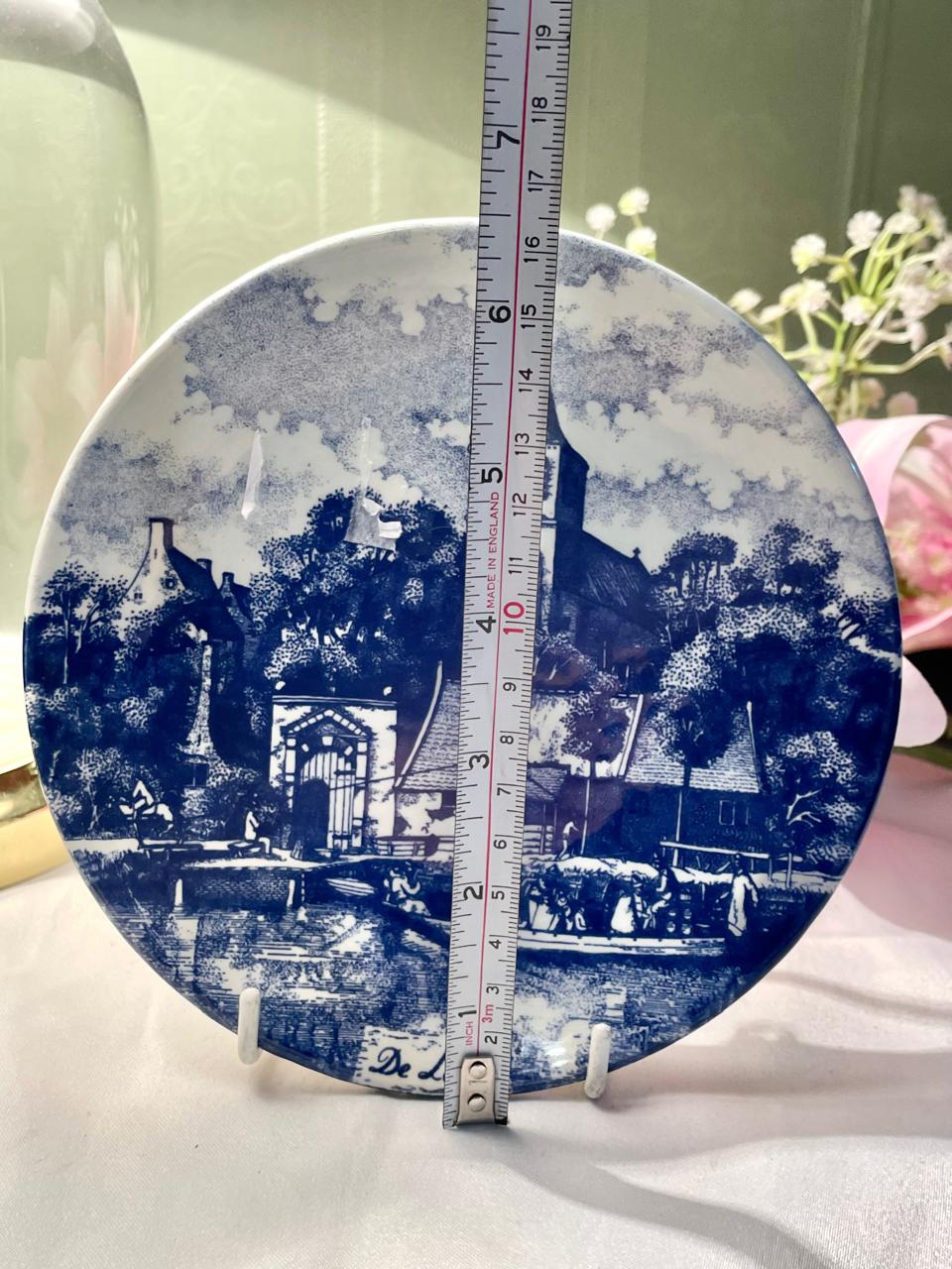 Dutch Blue & White Jan van de Velde Wall Plate 6.5 in