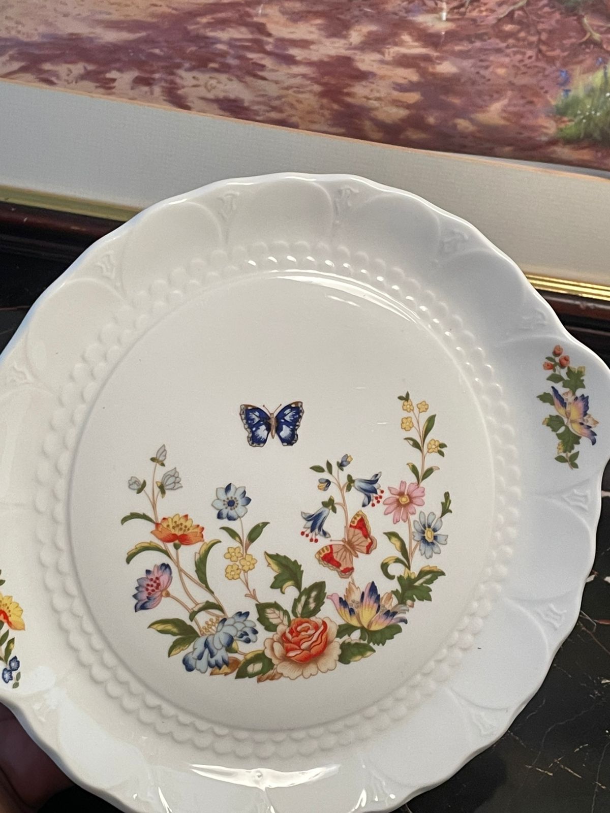 Aynsley Cottage Garden Fine Bone China Serving Plate – England