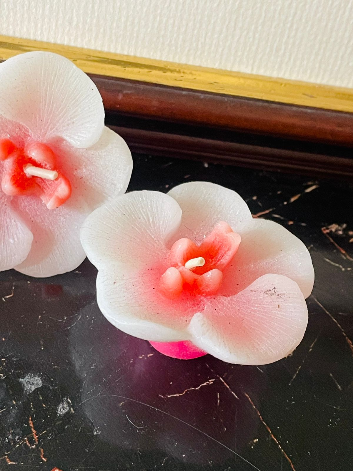 Julien Macdonald “Forbidden Orchid” Flower Candles – Set of 4