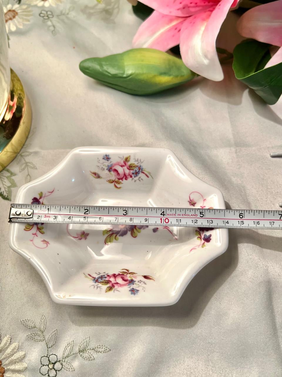 Coalport Shrewsbury Bone China Floral Dish 15 cm