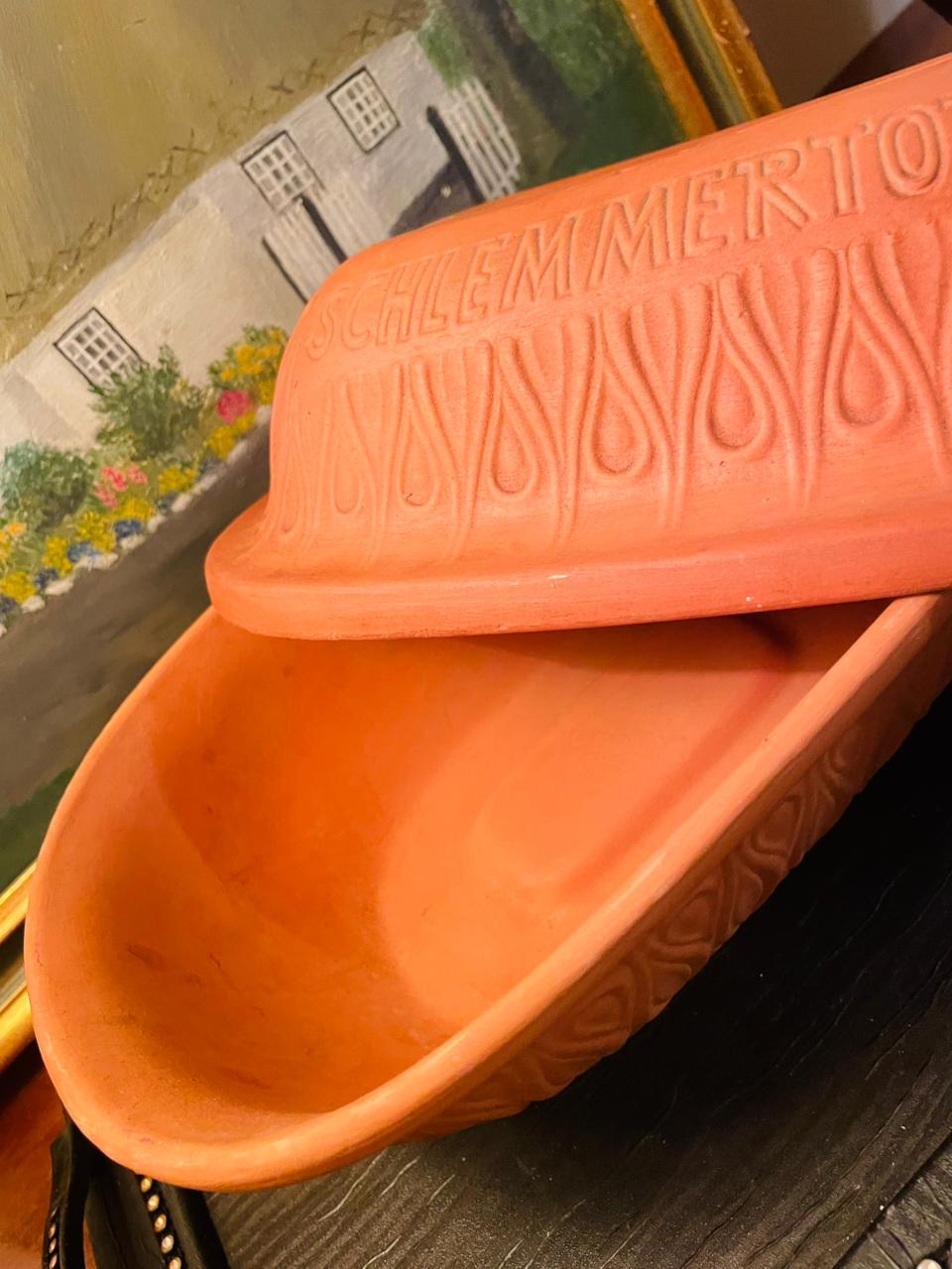 Vintage Terracotta Oven, Casseroles Dish, Bread Baking